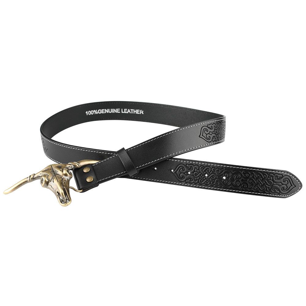 Designer Punk Vintage Belt Riveted Belts Menswear Accessories Size ONE SIZE - 2 Thumbnail