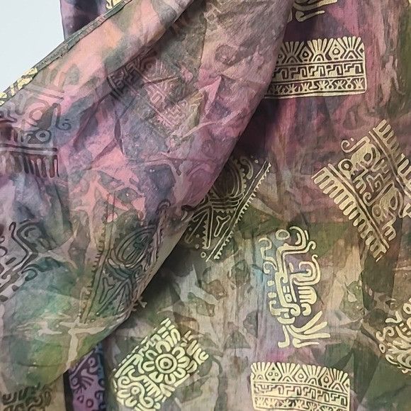 Vintage Vera Mont Avant Garde Midi Skirt Punk Faux Wrap Vintage Size 32" / US 10 / IT 46 - 3 Thumbnail