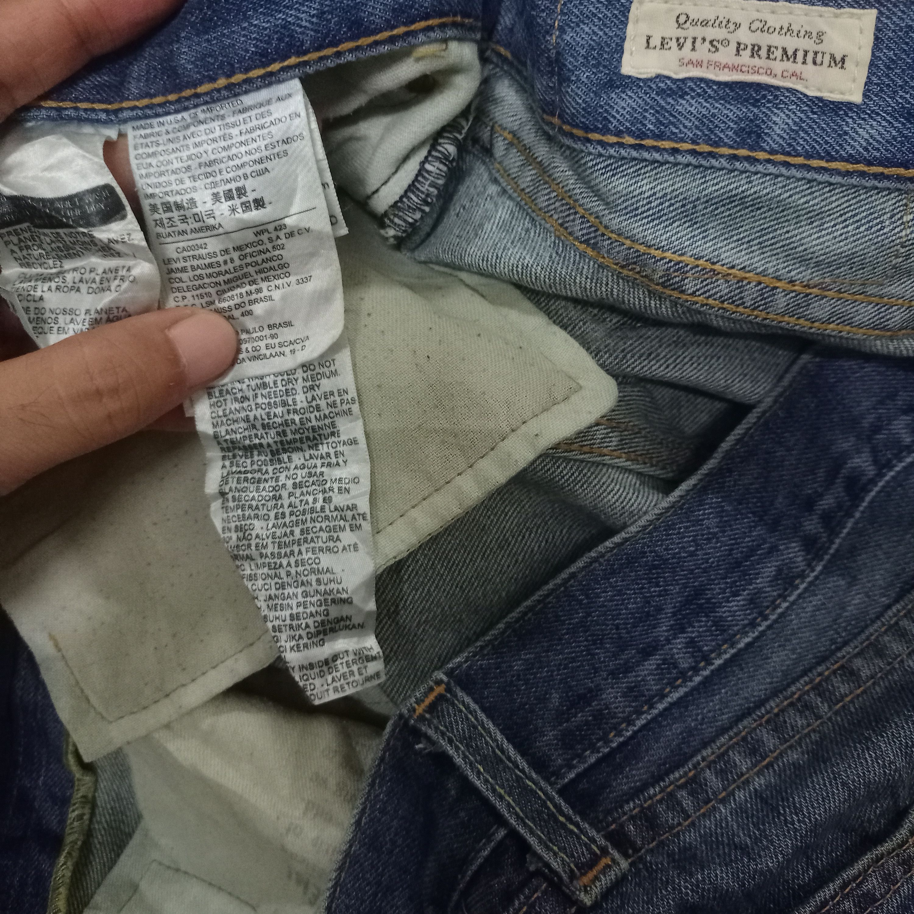 Levi's Vintage USA Levis Big E Mud Wash Baggy Jeans 36x31 Size US 36 / EU 52 - 9 Thumbnail