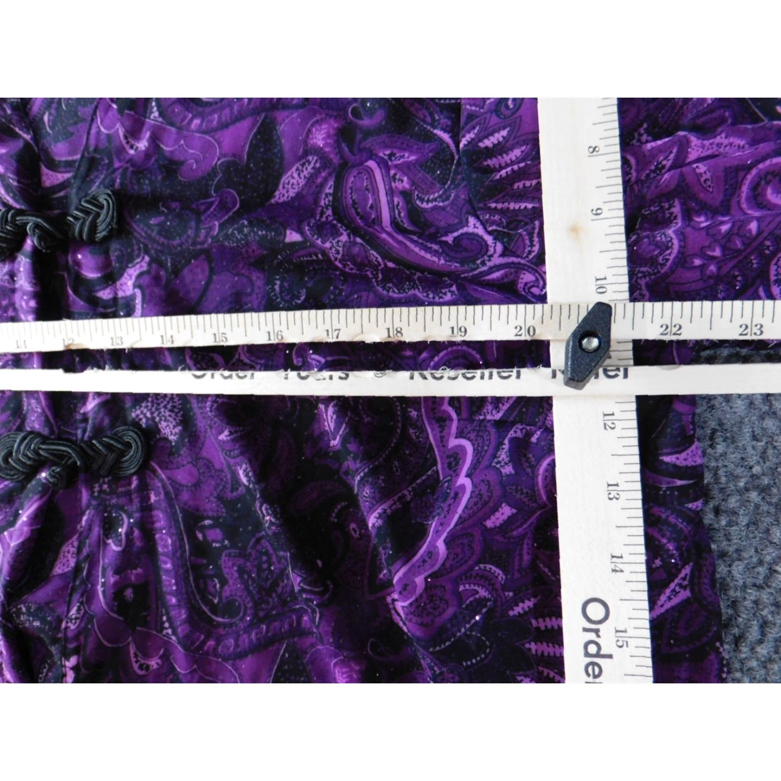 Vintage Dressbarn Blouse 16 Purple Floral Crew Neck Pullover Long Sleeve Casual Designer Top Womens Regular Size 16 Purple Floral Blouse Size XXL / US 16-18 / IT 52-54 - 5 Thumbnail