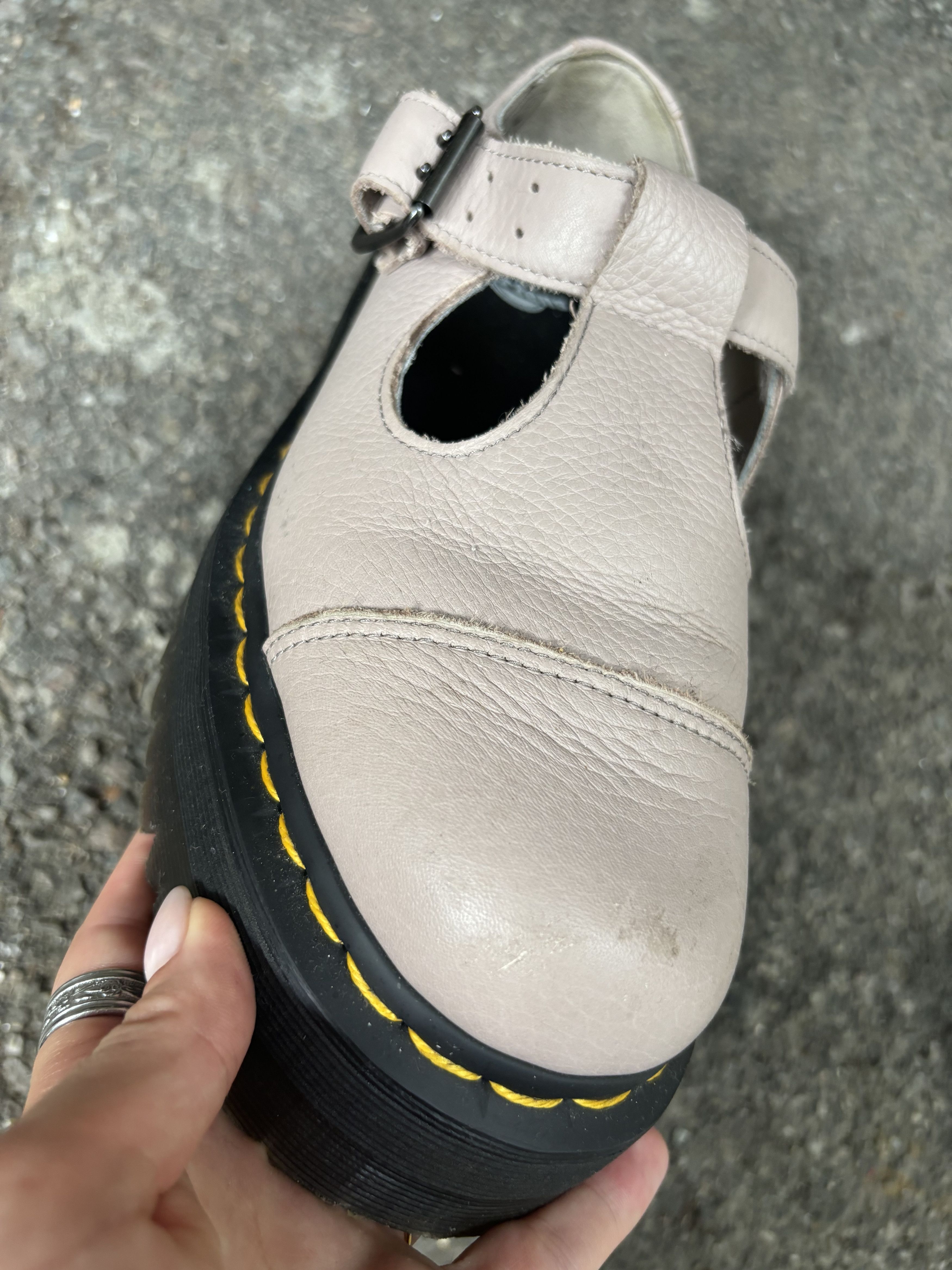 Dr. Martens Dr.Martens Bethan Pisa Leather Platform Mary Janes Size US 8 / IT 38 - 3 Thumbnail
