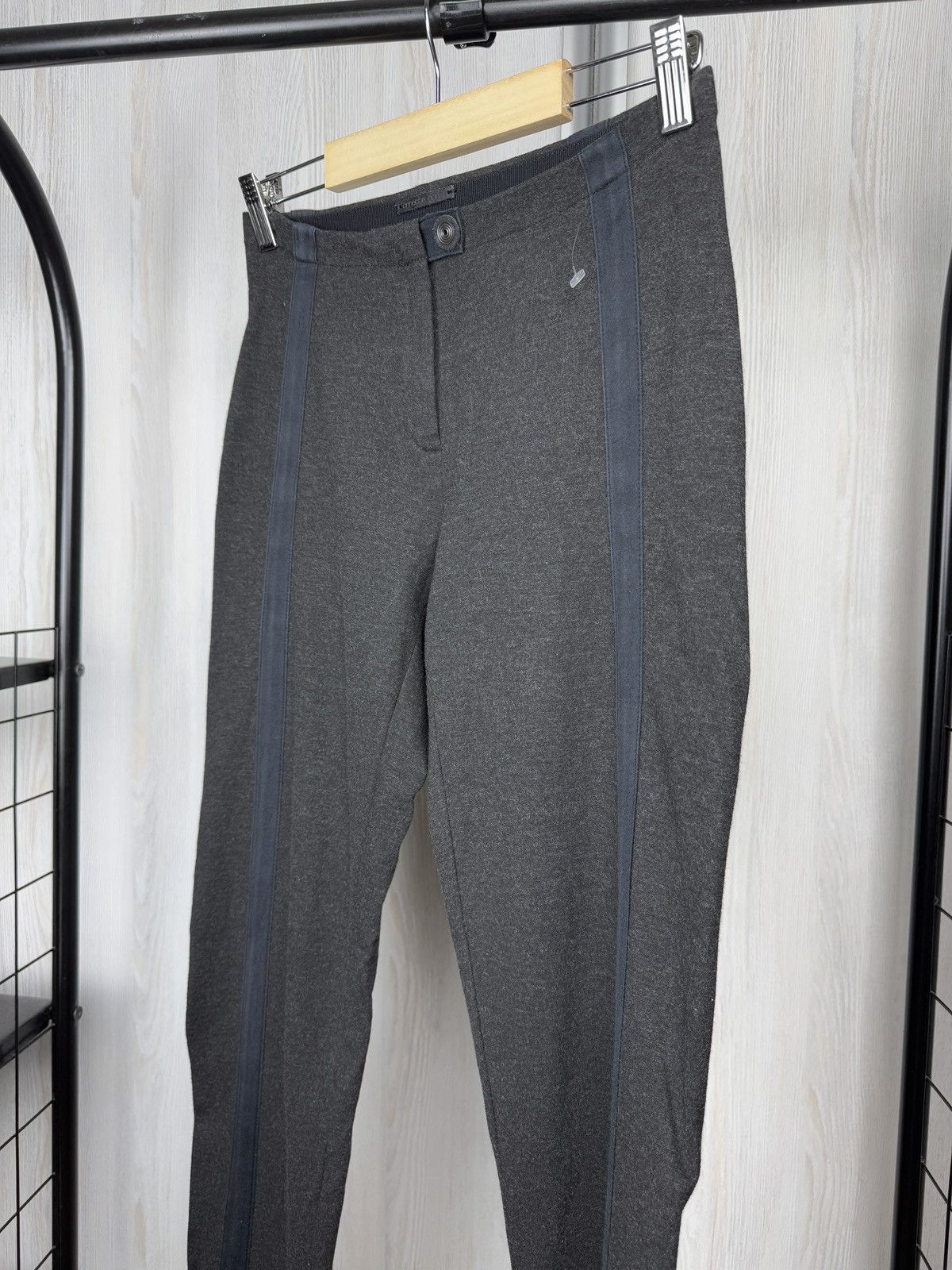 Annette Gortz ANNETTE GORTZ Womens Grey Viscose Polyamide Stretch Pants Size 28" / US 6 / IT 42 - 5 Thumbnail