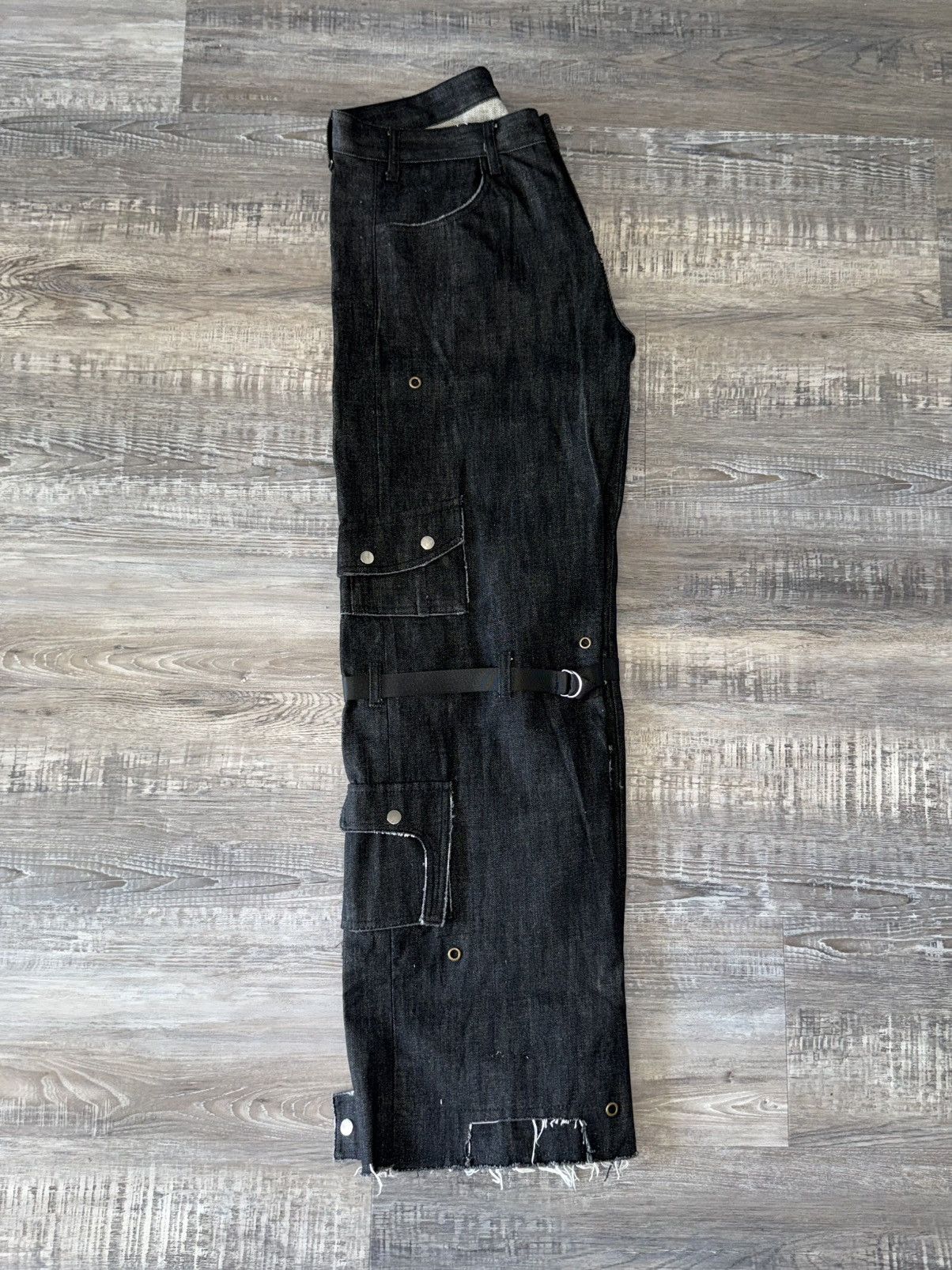 Other Fait Par Lui SS2023 Denim Cargo Pants Size US 36 / EU 52 - 7 Thumbnail