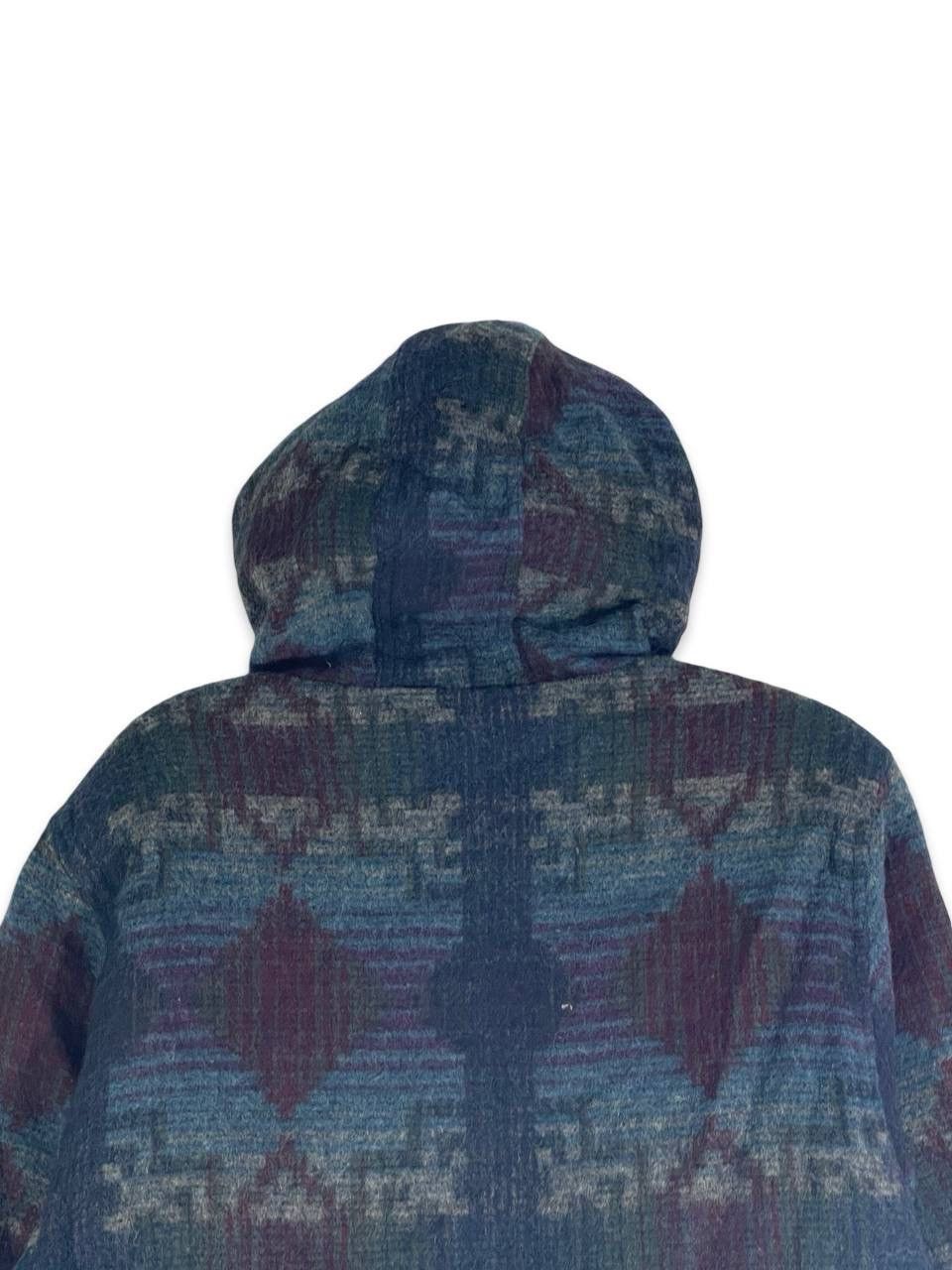 L.L. Bean Vintage 90s LLbean navajo design kashmir art hoodie wool L Size US L / EU 52-54 / 3 - 4 Thumbnail