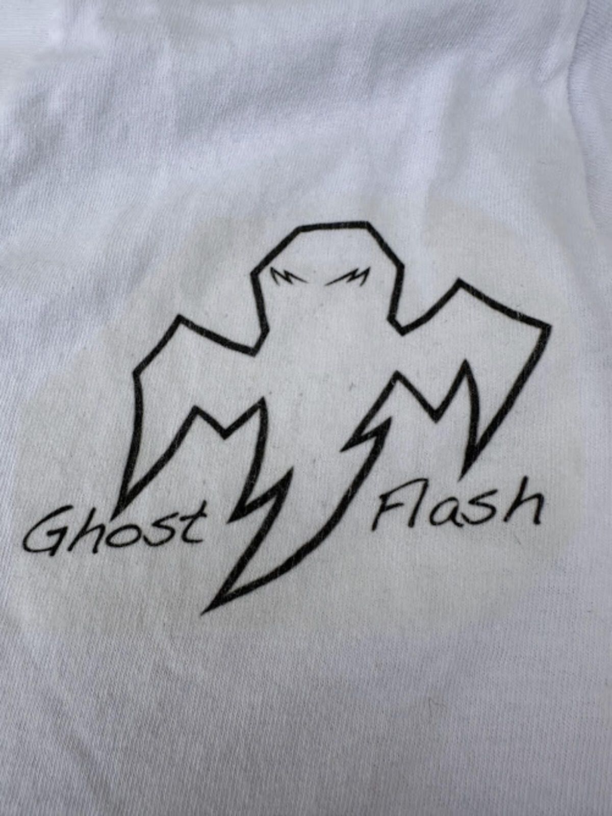 Fruit Of The Loom Vintage Ghost Flash Tee V-Neck USA Medium Single Stitch Size US M / EU 48-50 / 2 - 1 Thumbnail