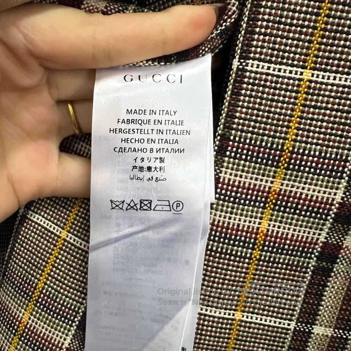 Gucci gucci check. Size L / US 10 / IT 46 - 5 Thumbnail