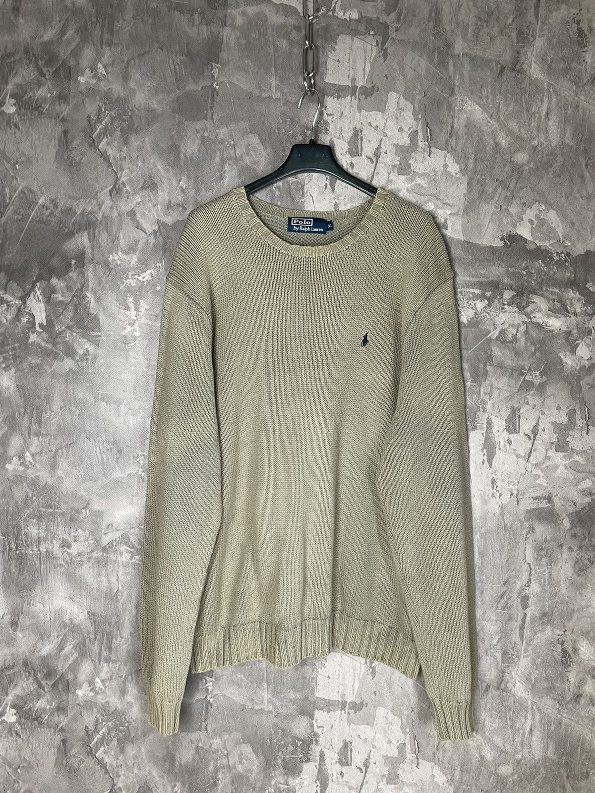 Japanese Brand × Polo Ralph Lauren × Vintage Vintage Y2k Polo Ralph Lauren Knitwear Crew Neck Sweater Size US XL / EU 56 / 4 - 1 Thumbnail