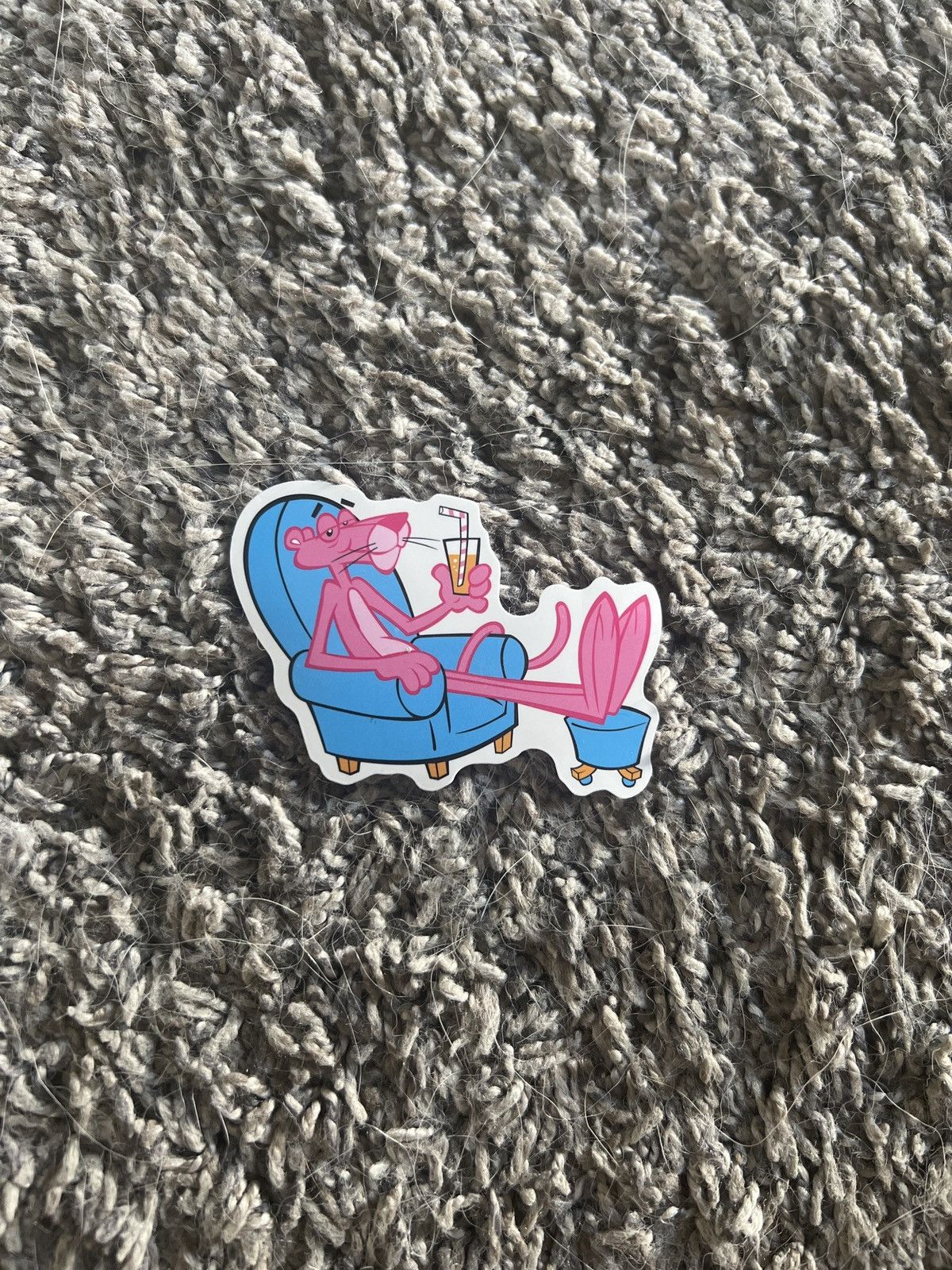 Hypebeast The Pink Panther Relaxing Sticker Size ONE SIZE - 1 Thumbnail