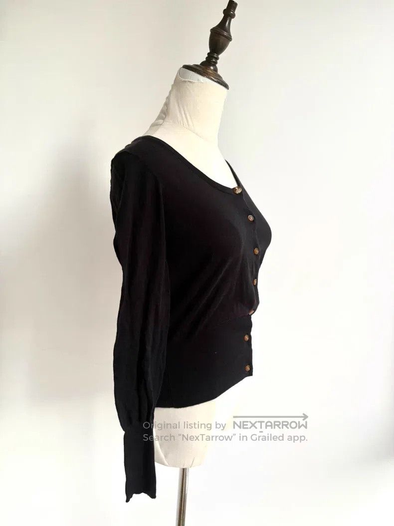 Vivienne Westwood Vivienne Westwood Saturn Black Round Neck Knit Top Size M / US 6-8 / IT 42-44 - 5 Thumbnail