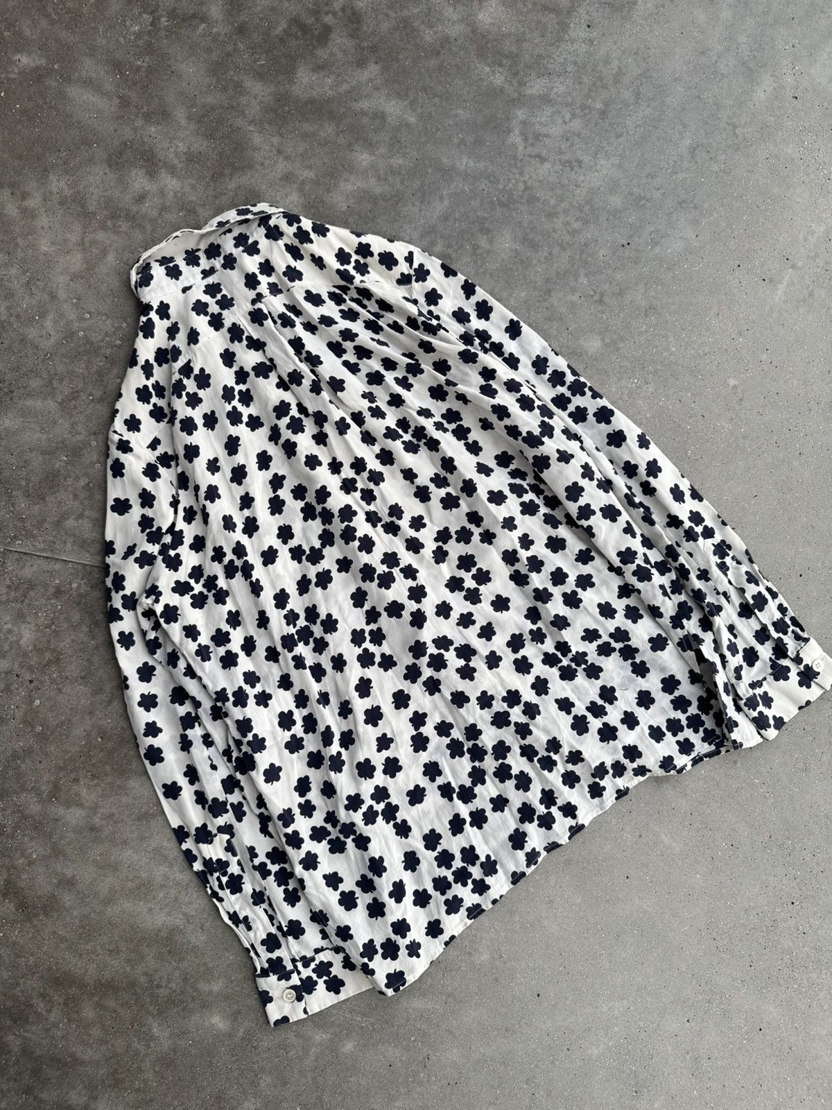 Balenciaga BALENCIAGA SS11 Rare Button-up flowers Shirt desginer Size S / US 4 / IT 40 - 3 Thumbnail