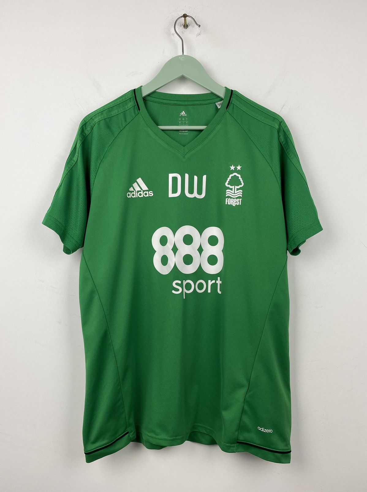 Adidas Nottingham Forest 2017 Training Soccer Jersey PSG Arsenal Size US L / EU 52-54 / 3 - 1 Thumbnail