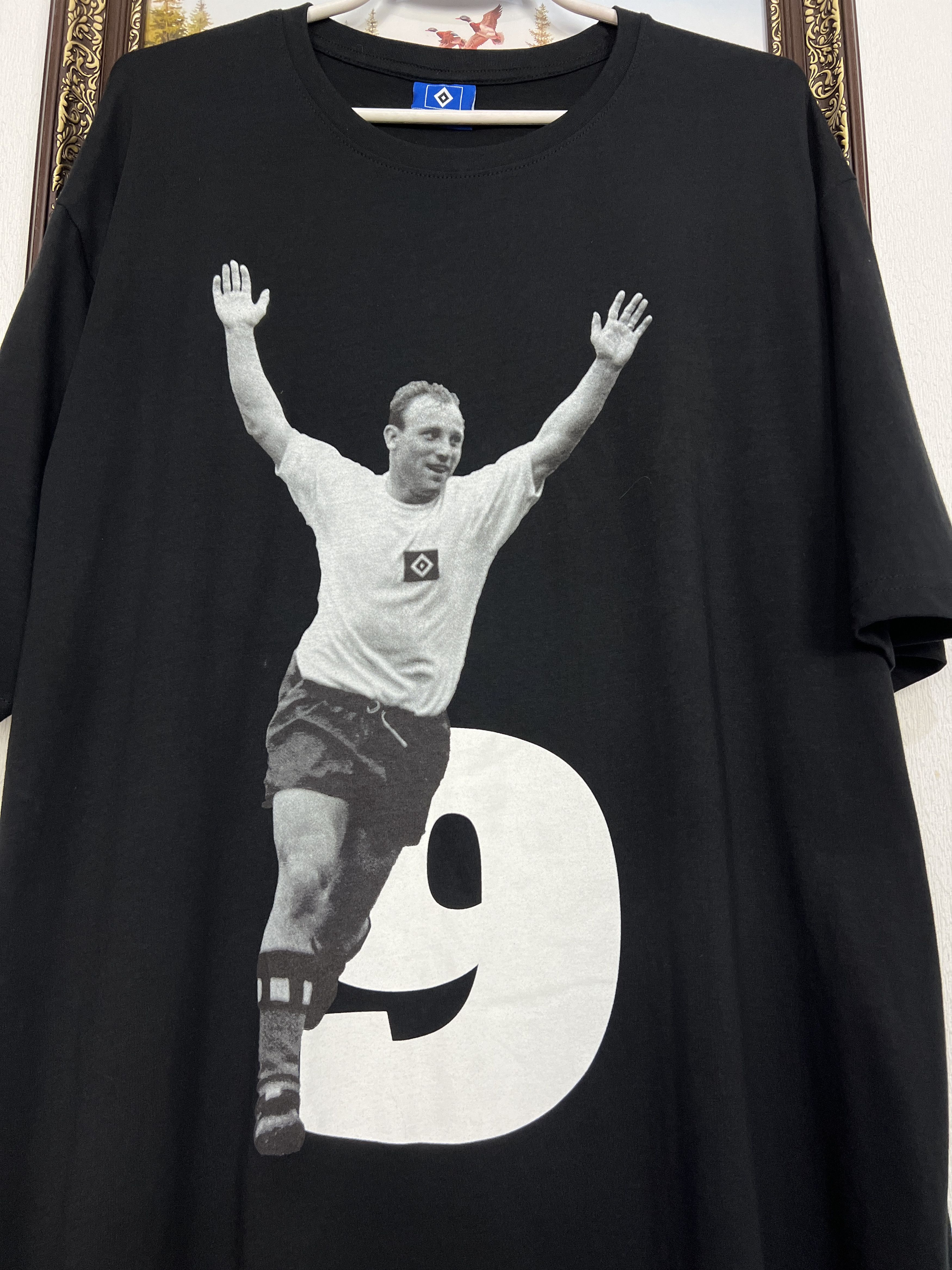 Vintage Hamburg Uwe Seeler Retro Football Shirt Soccer Jersey Trikot Size US XXL / EU 58 / 5 - 3 Thumbnail