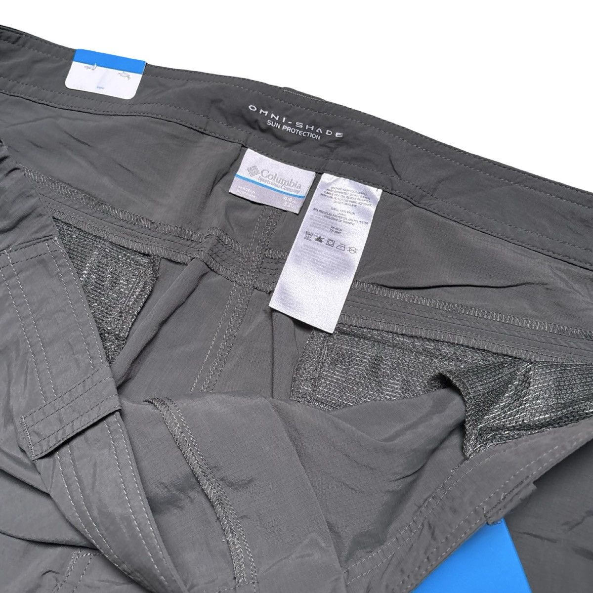 Columbia Columbia Pants Mens 44x30 Gray Omni-Shade Cargo Hiking Size US 44 / EU 60 - 3 Thumbnail