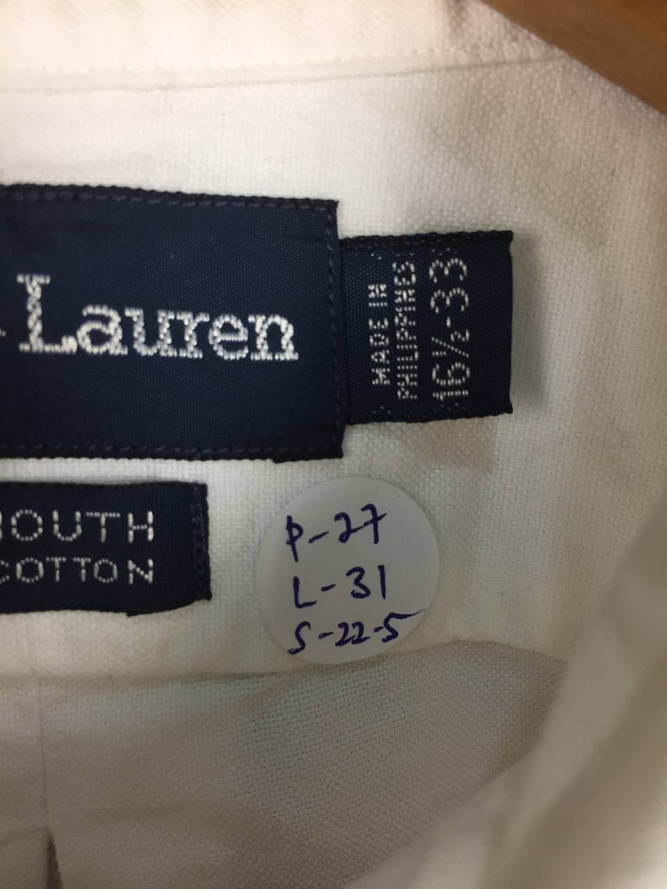 Ralph Lauren Vtg 90s Ralph Lauren Yarmouth Button Down Oxford Shirt Size US XXL / EU 58 / 5 - 16 Thumbnail