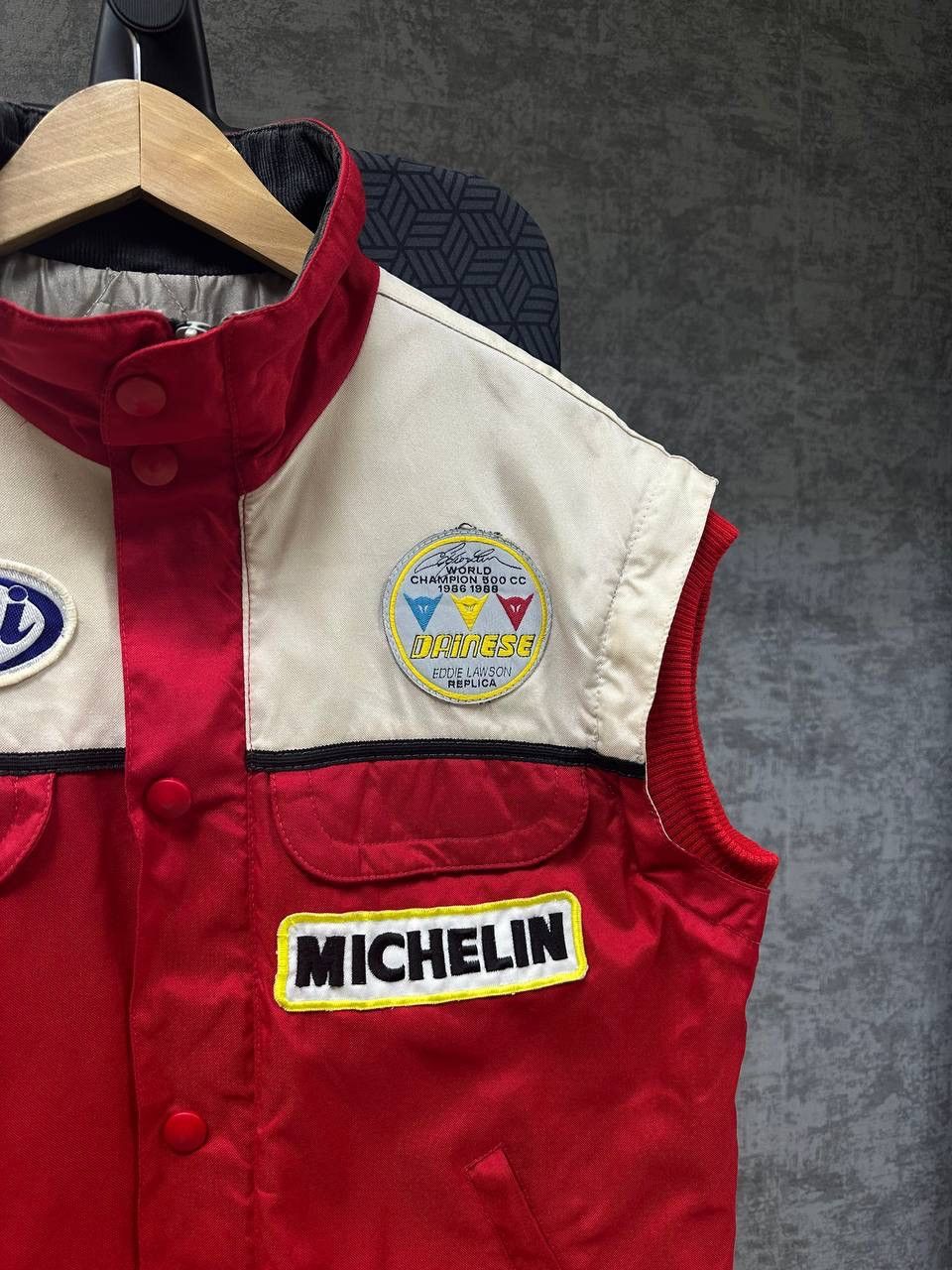Dainese × Vintage Vintage Dainese Michelin West MOTO Big Logo Jacket Size US L / EU 52-54 / 3 - 8 Thumbnail
