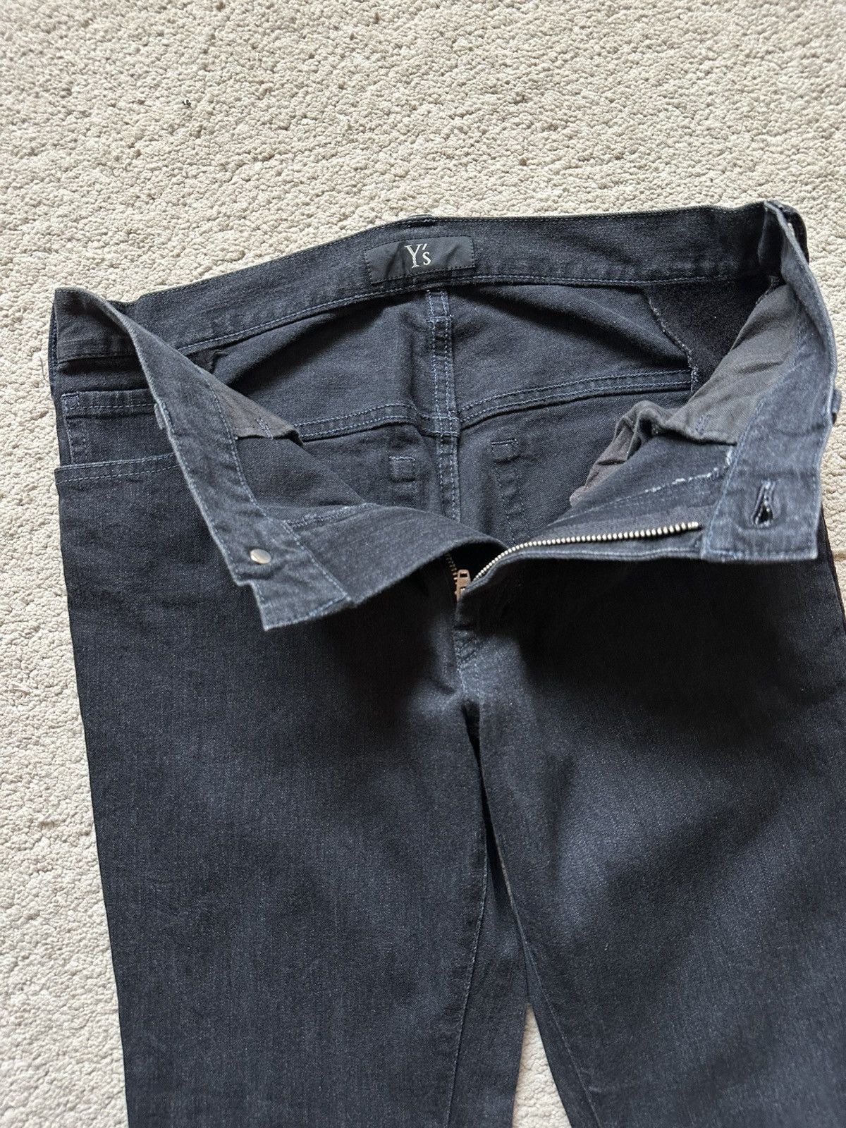 Yohji Yamamoto SS2009 Yohji Yamamoto Y’s Ankle Length Jeans Size 28" / US 6 / IT 42 - 4 Thumbnail