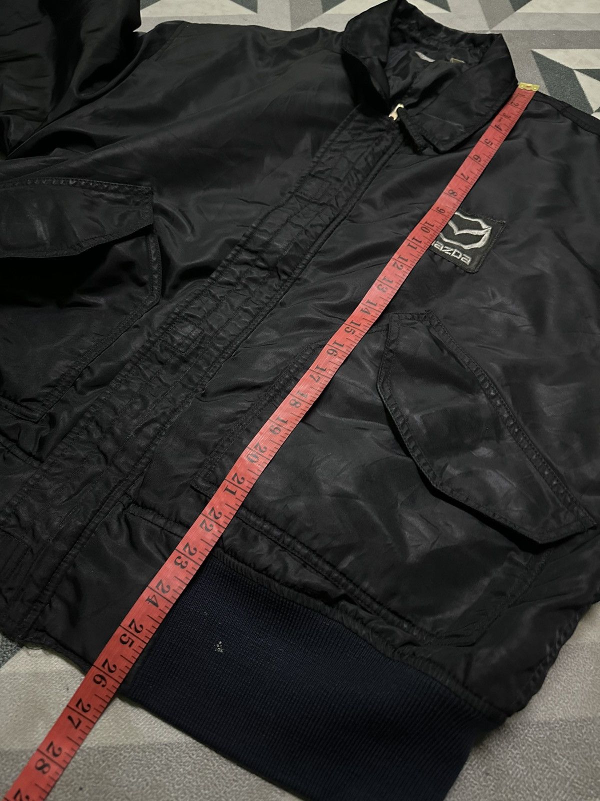 Vintage Vintage 90s Motorsport Mazda bomber jacket Size US L / EU 52-54 / 3 - 12 Thumbnail