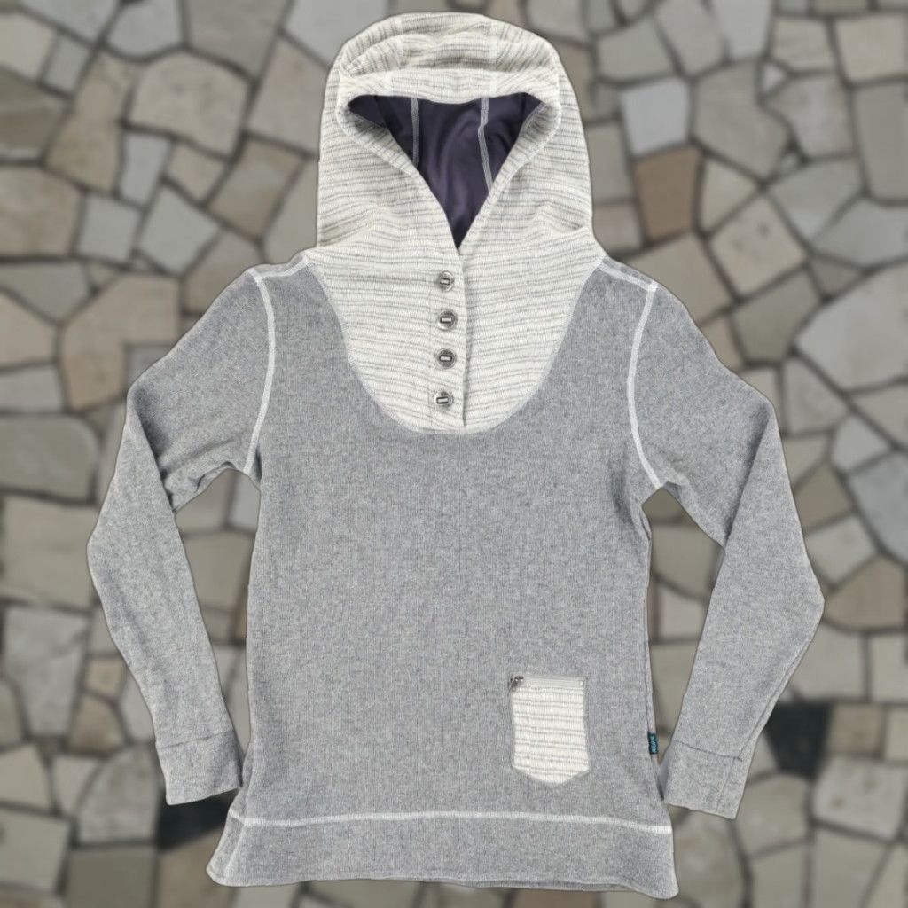 Vintage Kuhl Chianti Fleece Hooded Solid Long Sleeve Sweatshirt Gray Women's S Size S / US 4 / IT 40 - 1 Thumbnail