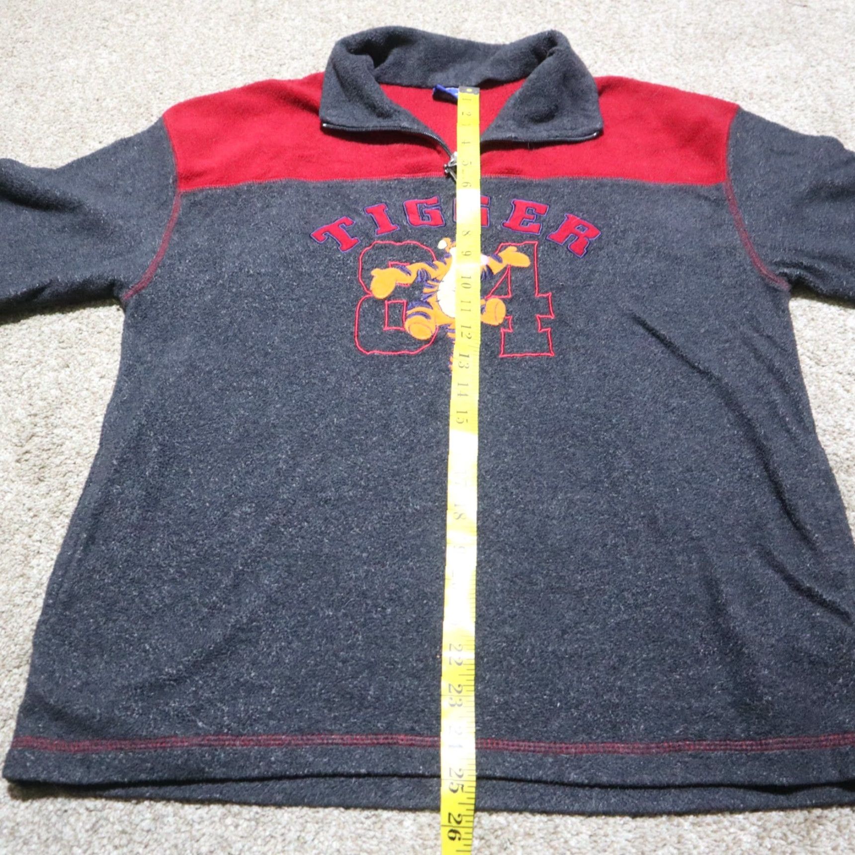 J Brand Winnie-the-Pooh Brand Sweater Tiger Fleece Quarter Zip Women's Size M Medium Size M / US 6-8 / IT 42-44 - 6 Thumbnail