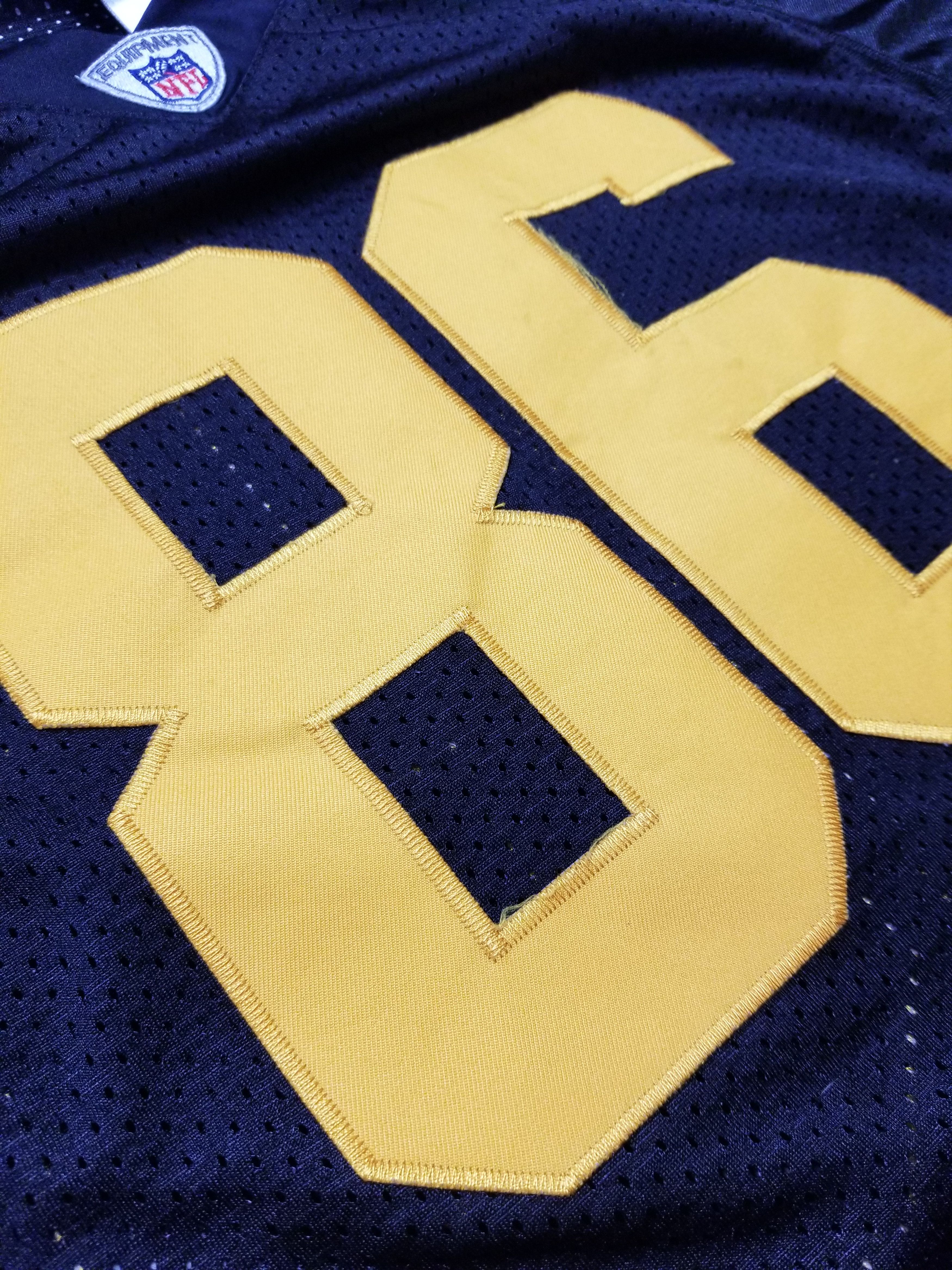 Reebok Pittsburgh Steelers Hines Ward #86 RARE Alternate Jersey Size US S / EU 44-46 / 1 - 22 Thumbnail