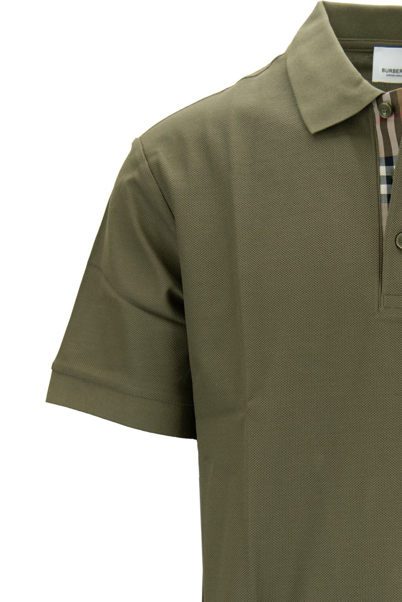 Burberry o1w1db10326 Hartford Polo Shirt in Olive Green Size US XS / EU 42 / 0 - 4 Thumbnail
