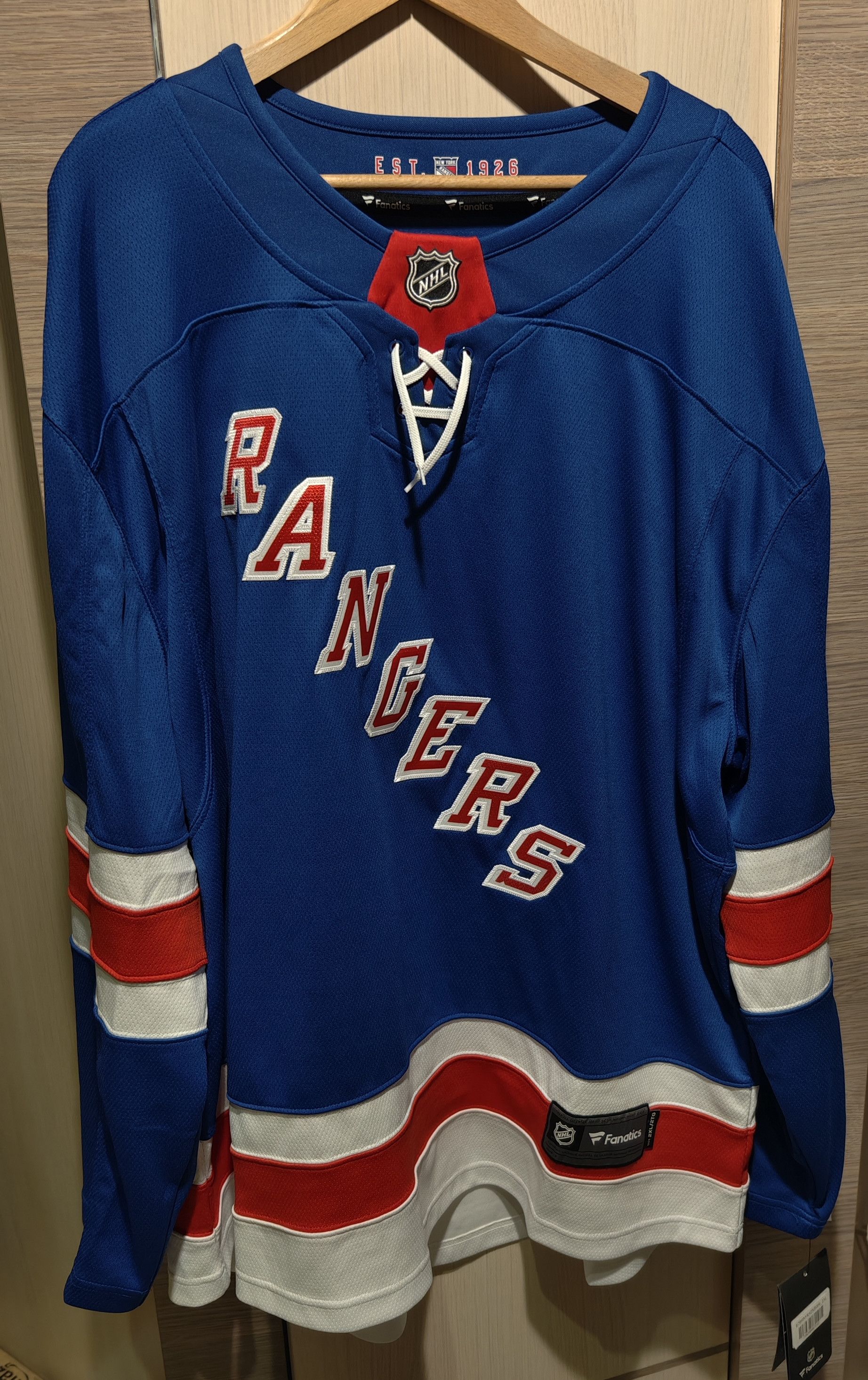 New York Rangers NHL Fanatics Hockey Jersey