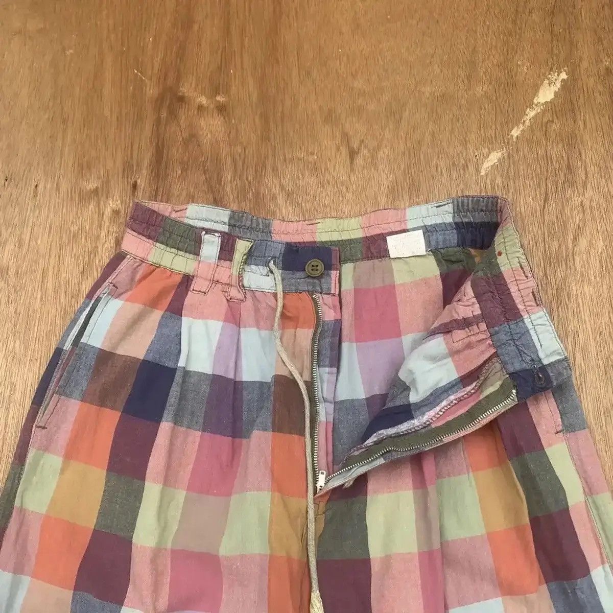 Fragment Design CHECKERBOARD TROUSERS JAPANESE VINTAGE SOFT COTTON EASY PANT Size US 29 - 8 Thumbnail