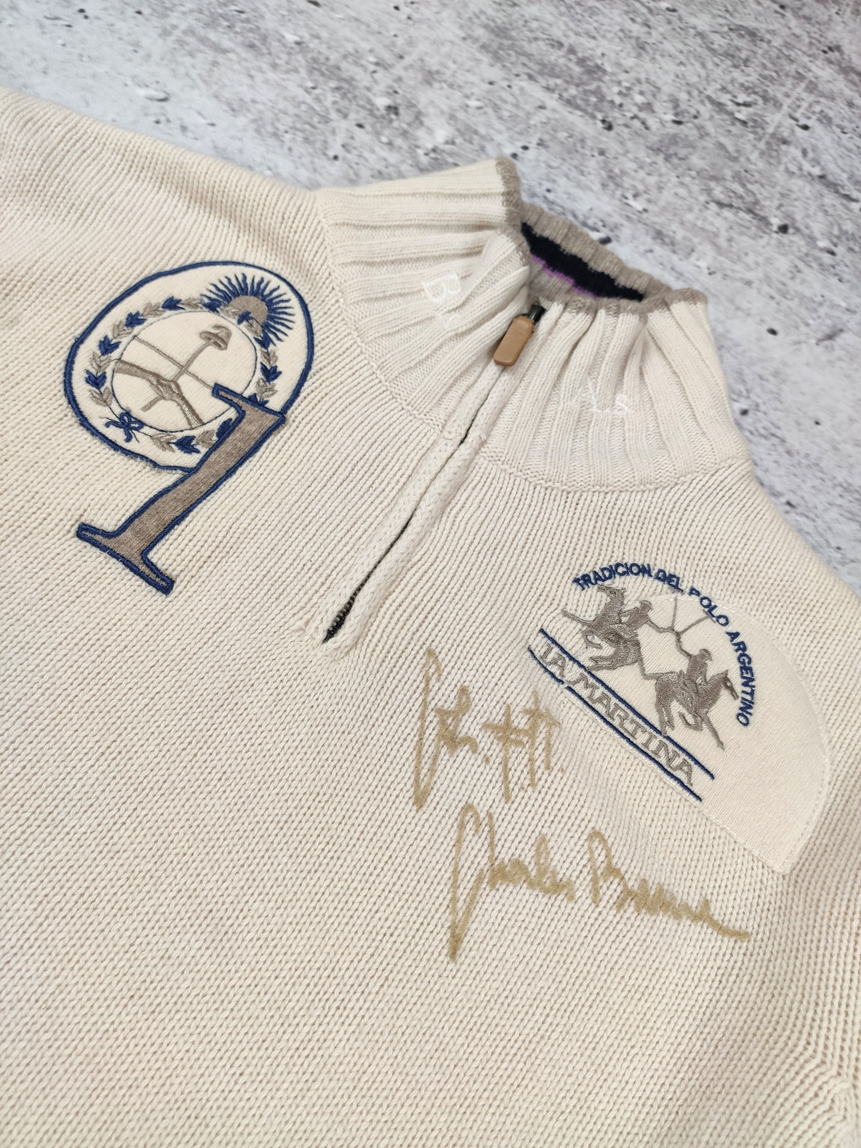 La Martina La Martina Wool sweater halfzip 1/4 jumper Size US XL / EU 56 / 4 - 6 Thumbnail