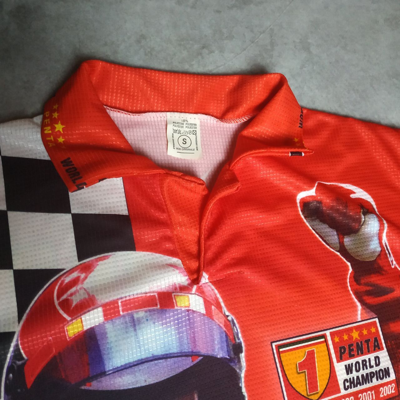 Ferrari Vintage Ferrari Michael Schumacher Formula 1 Jersey Tee Size US S / EU 44-46 / 1 - 4 Thumbnail