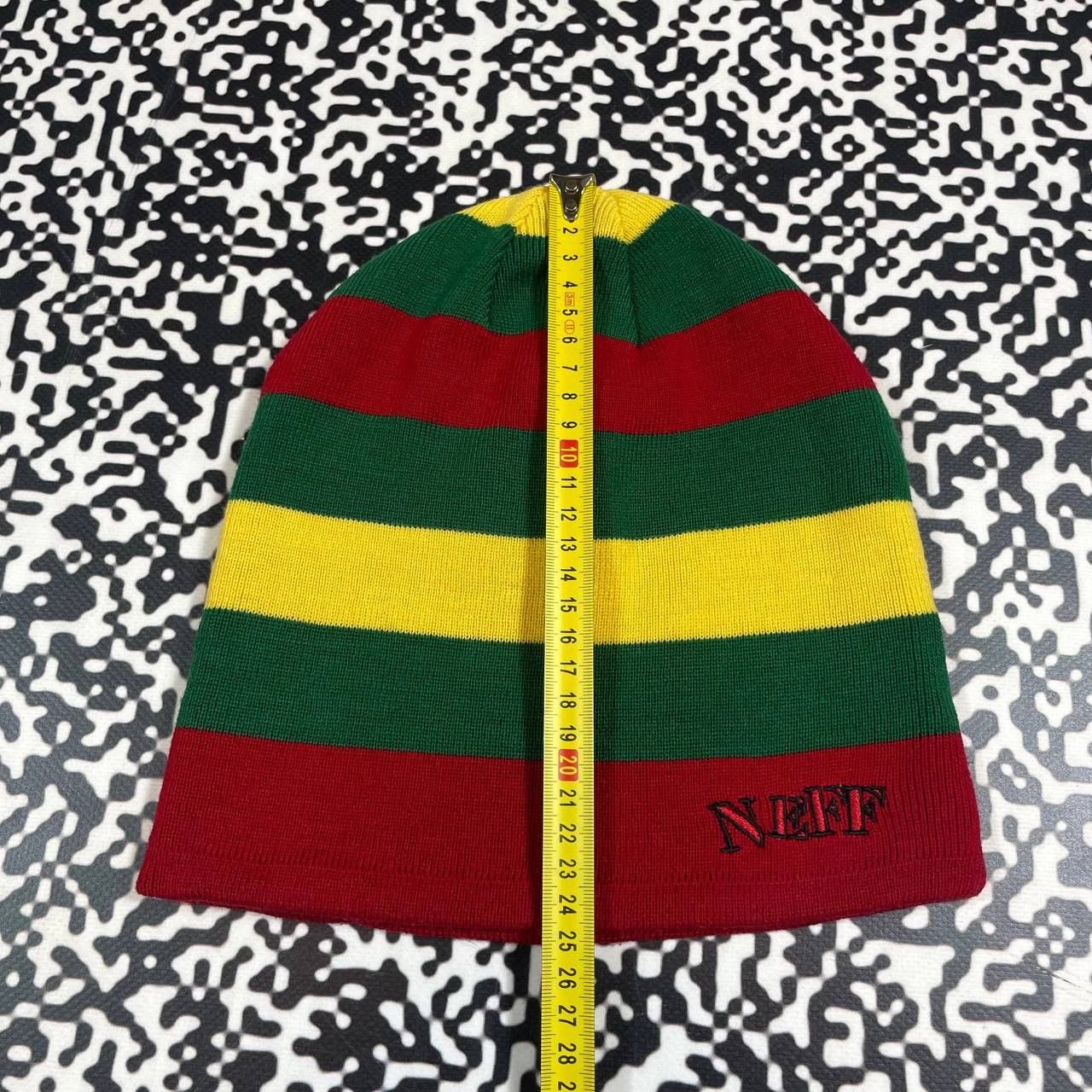 NEFF Vintage Y2K NEFF 2 Side Striped Skate SK8 Style Hat Size ONE SIZE - 12 Thumbnail