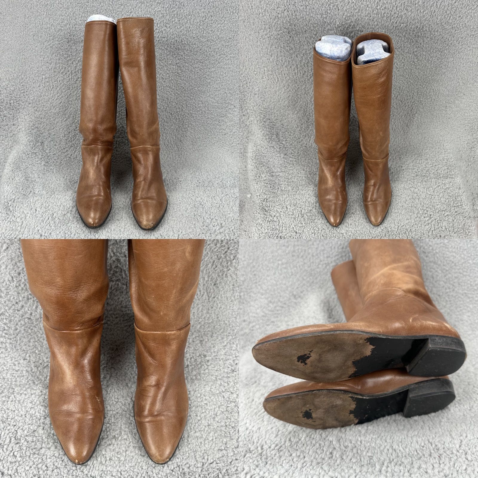 Vintage VINTAGE Jenní Women’s Boot Women 8 Leather Brown Riding Boot 8 USA Size Comfortable Lightweight Italy Leather Riding Boots Womens Size US 8 / IT 38 - 8 Thumbnail