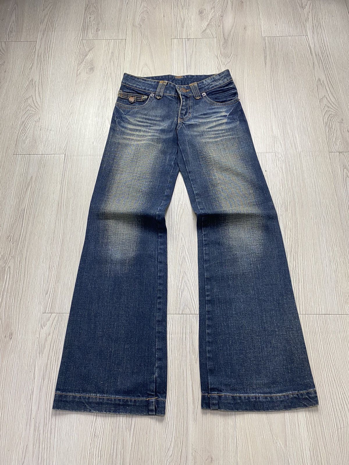 If Six Was Nine × Japanese Brand × Le Grande Bleu (L.G.B.) 2000s Jessy Flared jeans ifsixwasnine lgb style Size 26" / US 2 / IT 38 - 2 Thumbnail