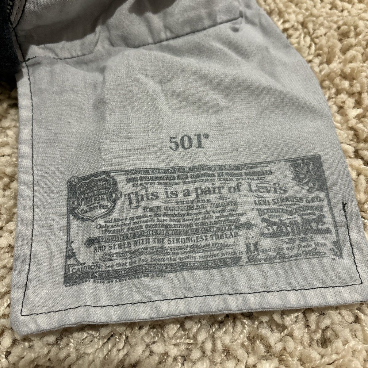 Levi's Levis 501 Jeans Size US 34 / EU 50 - 5 Thumbnail