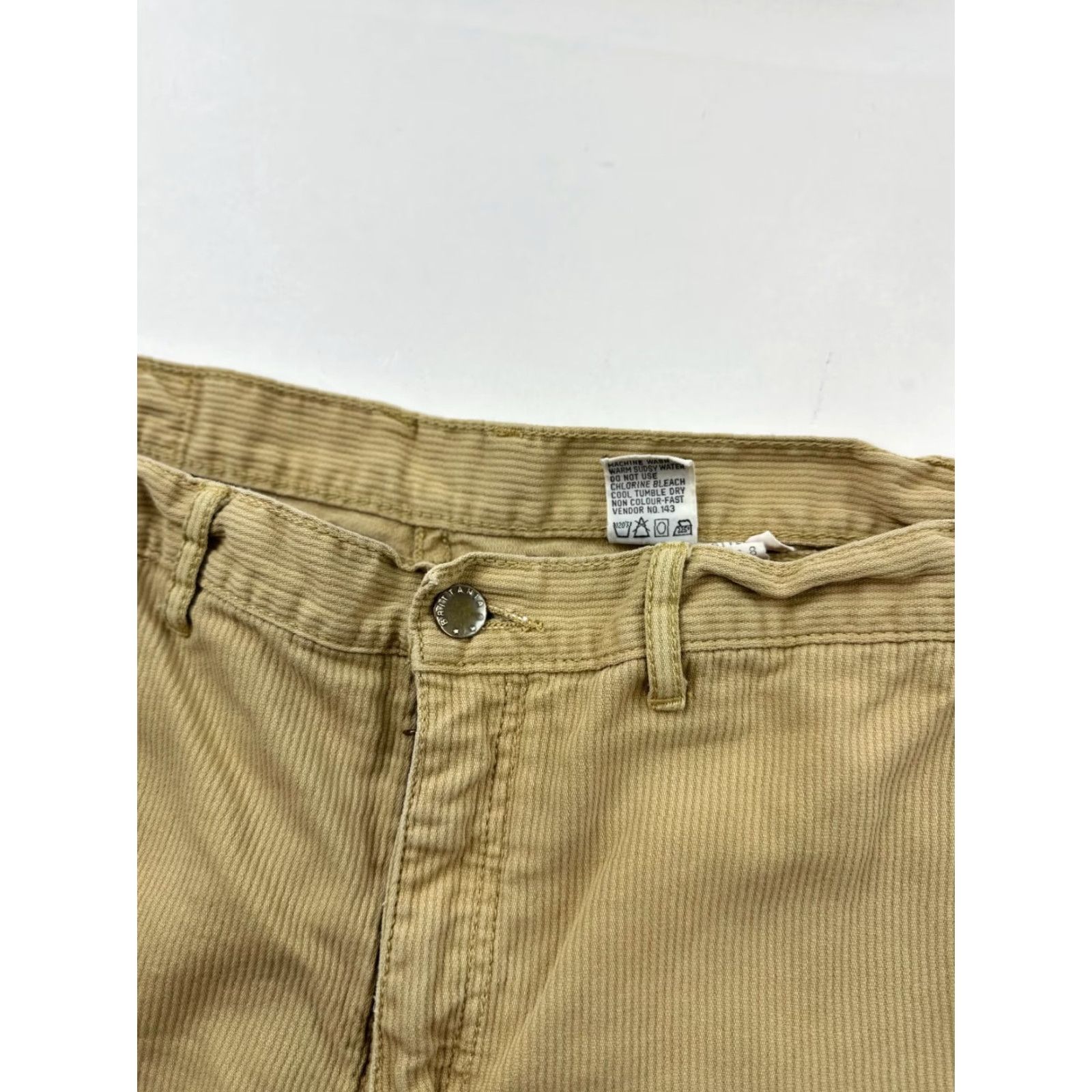 Vintage VINTAGE Brittania Pants Womens 36L Brown Corduroy High Rise Straight Leg Chino Casual Men/Women? Size 25" / US 0 / IT 36 - 5 Thumbnail
