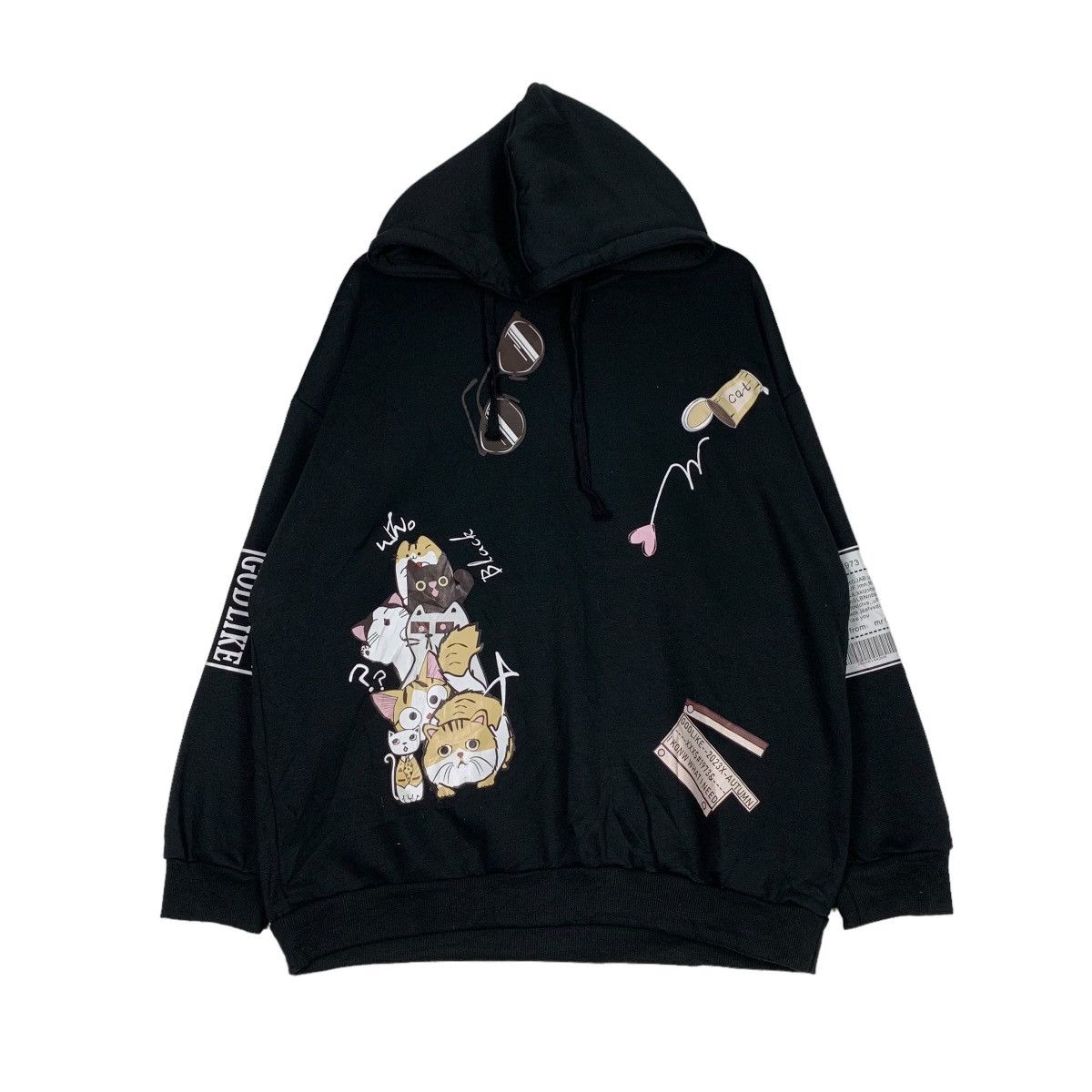 Japanese Brand GODLIKE Autumn 2023 Graphic Pullover Hoodies #0727-C33 Size US XXL / EU 58 / 5 - 2 Thumbnail