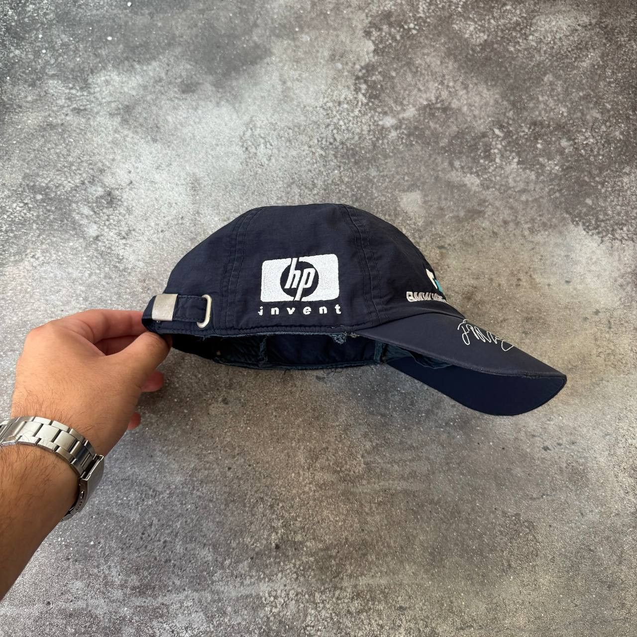 BMW BMW Vintage Williams Team F1 Formula Uno Cap Y2K Size ONE SIZE - 6 Thumbnail