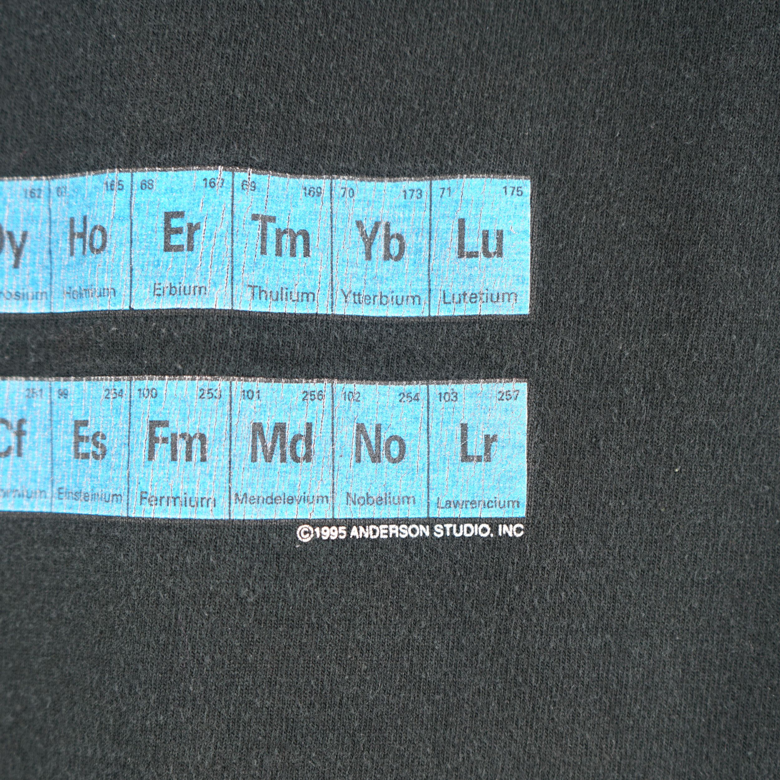 Arts & Science × Vintage 1995 Periodic Table Of Elements T-Shirt Size US M / EU 48-50 / 2 - 3 Thumbnail