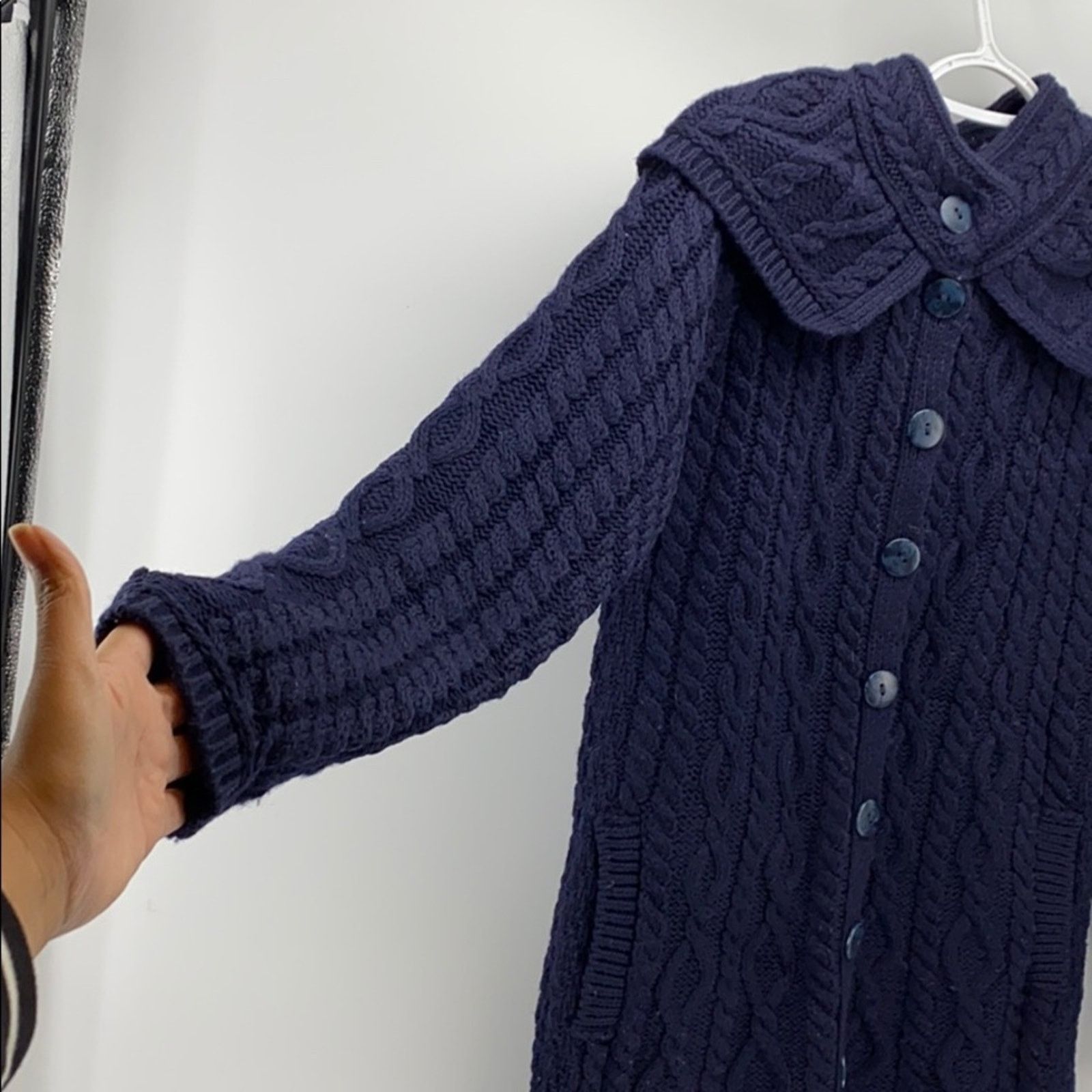Aran Crafts Aran Crafts Ireland 100% Wool cable knit hooded sweater XS Size XS / US 0-2 / IT 36-38 - 5 Thumbnail
