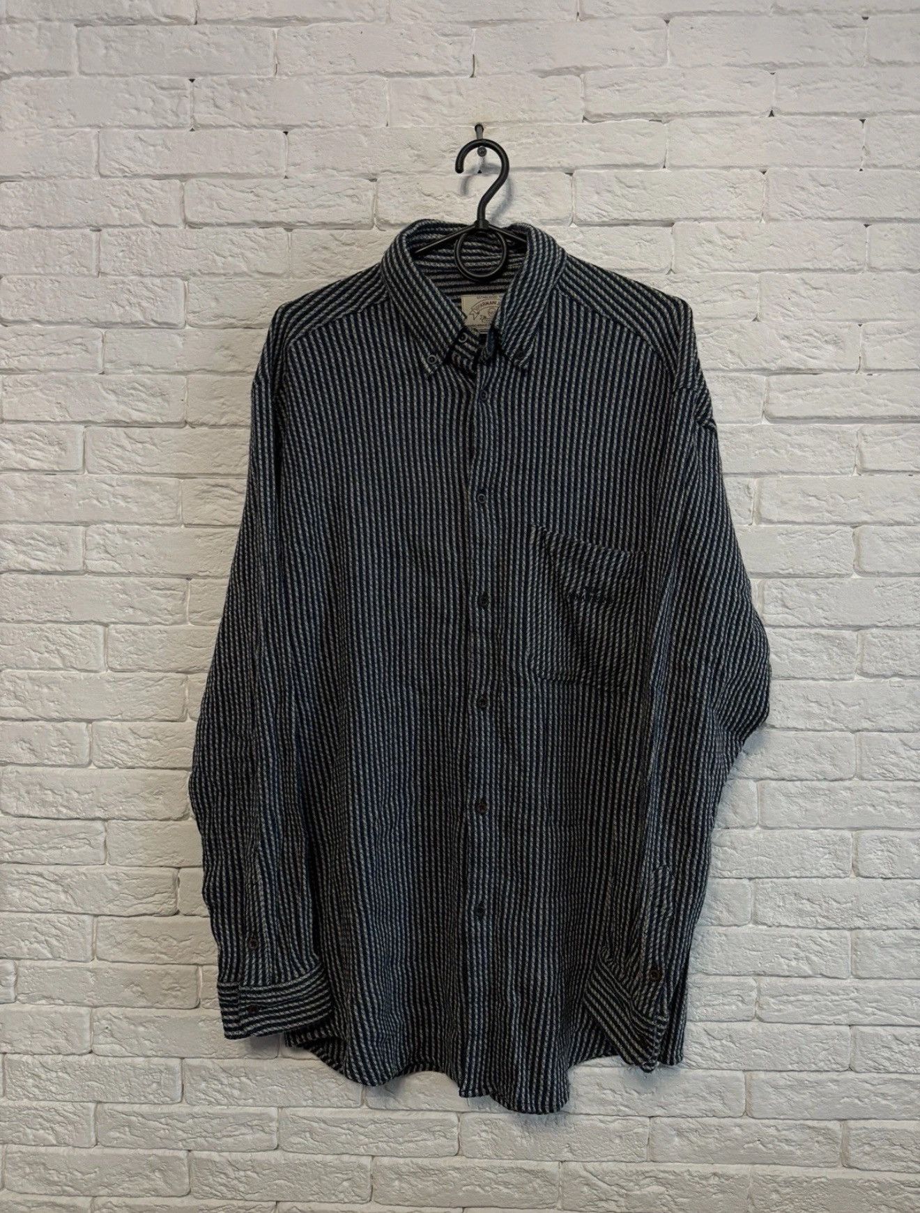 Armani Vintage Rare Giorgio Armani Jeans Shirt Italy Made Sz XL Size US XL / EU 56 / 4 - 1 Thumbnail