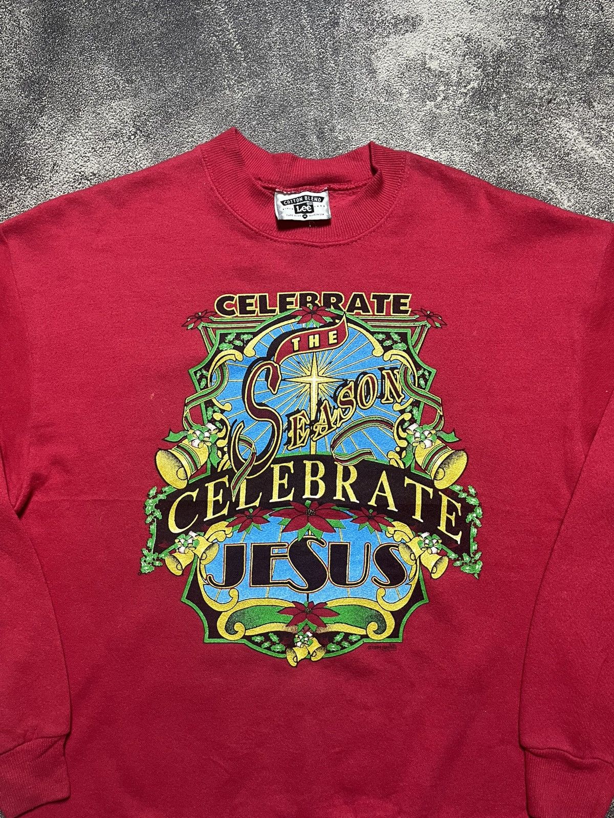 Lee Vintage 1994 jesus sweatshirt Tags by lee Size US M / EU 48-50 / 2 - 2 Thumbnail
