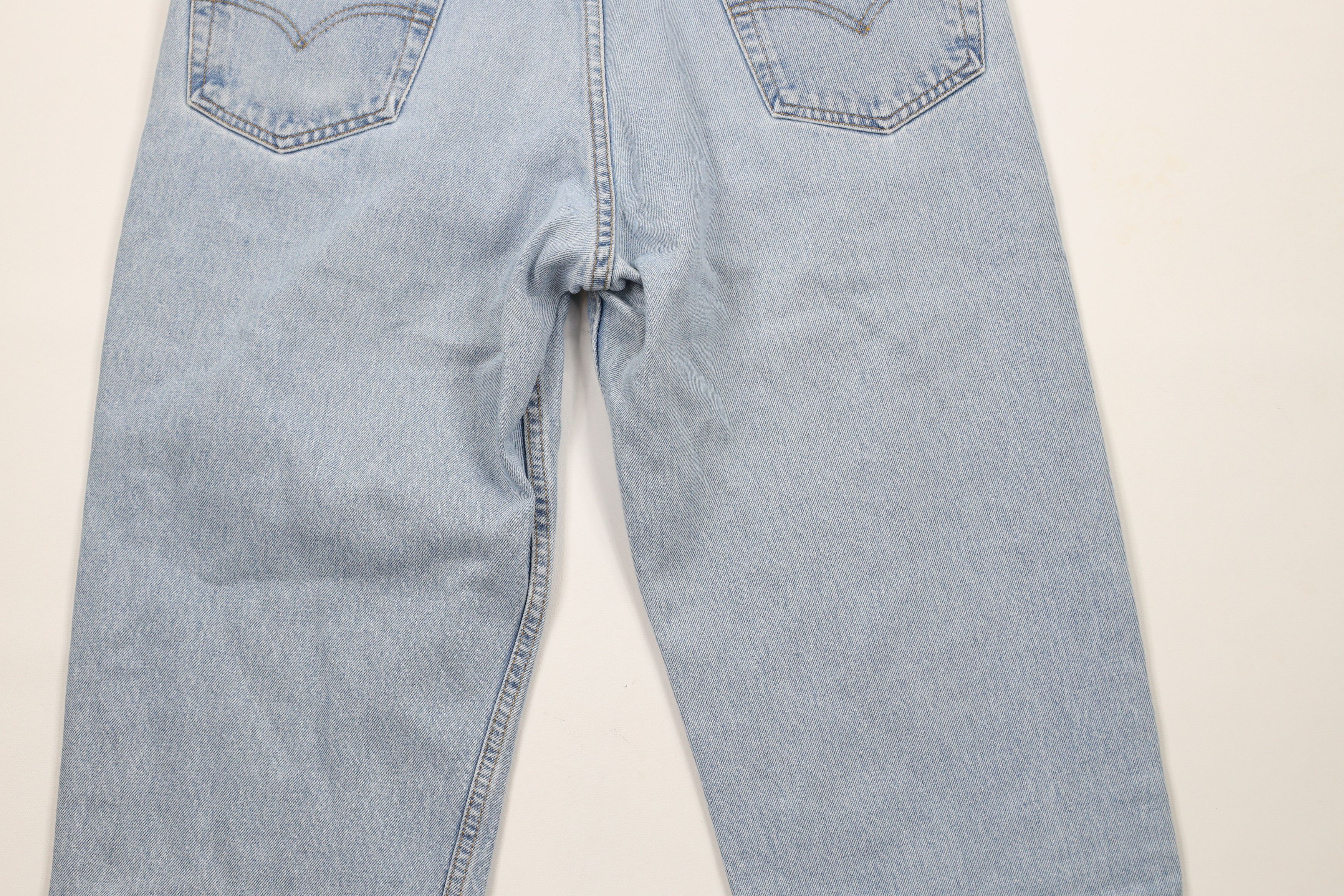 Levi's × Vintage Vintage Y2K 2002 Levis 550 Relaxed Fit Denim Jeans Blue Size US 34 / EU 50 - 11 Thumbnail