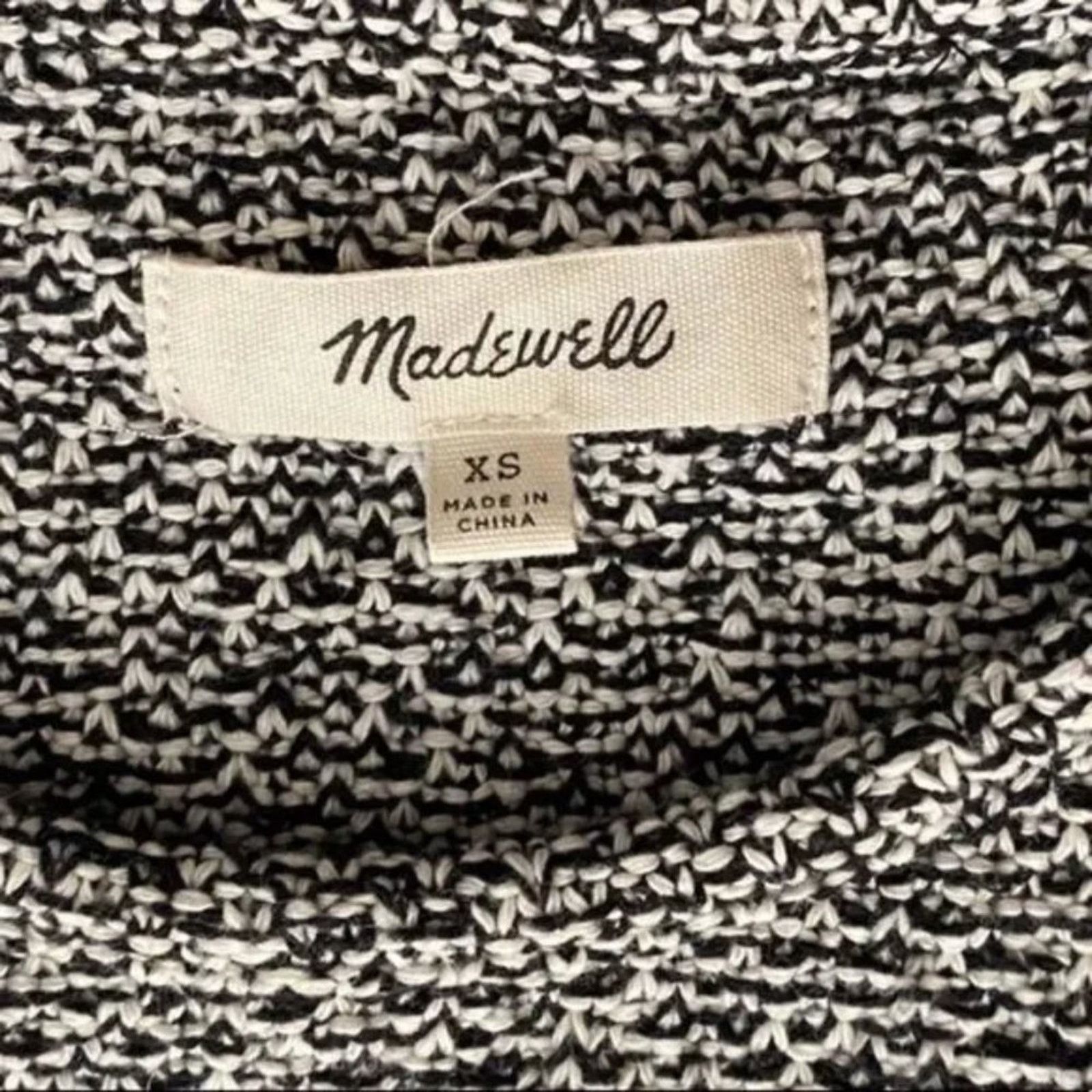 Madewell MADEWELL Tweed High-Low Swingy Fringe Tank Sweater Sz XS Size XS / US 0-2 / IT 36-38 - 6 Thumbnail