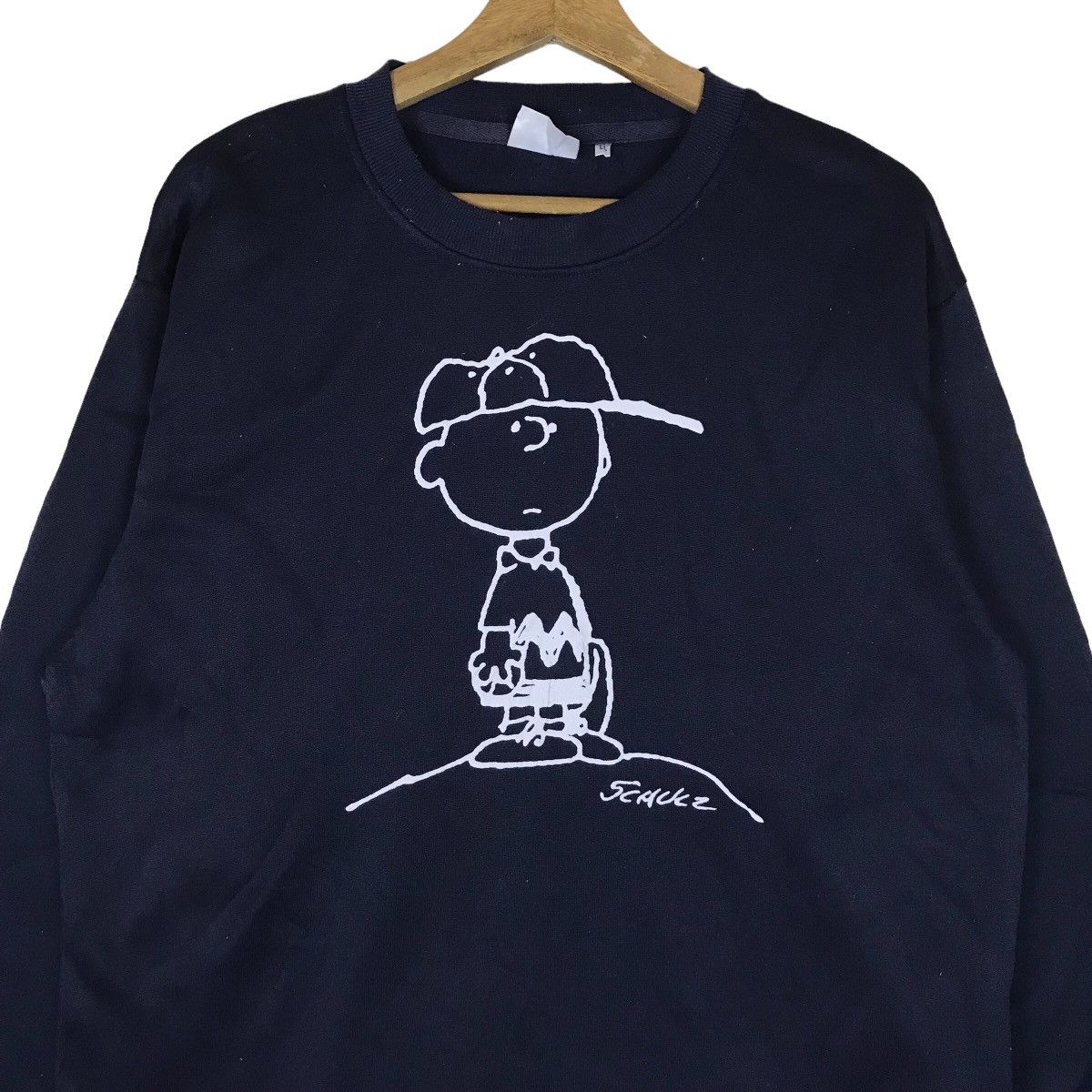 Peanuts Vintage Peanuts Cartoon Character Pullover Jumper Sweatshirt Size US XL / EU 56 / 4 - 2 Thumbnail