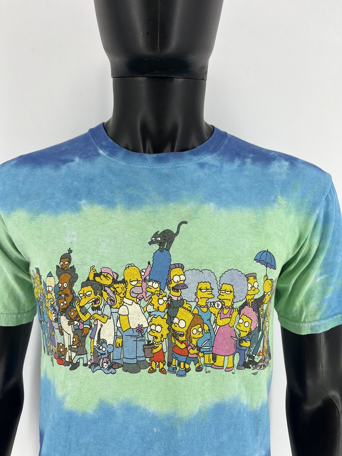 The Simpsons × Universal Studios Vintage The Simpsons Tie Dye Tee T Shirt Cast Crew Men's Size US S / EU 44-46 / 1 - 7 Thumbnail