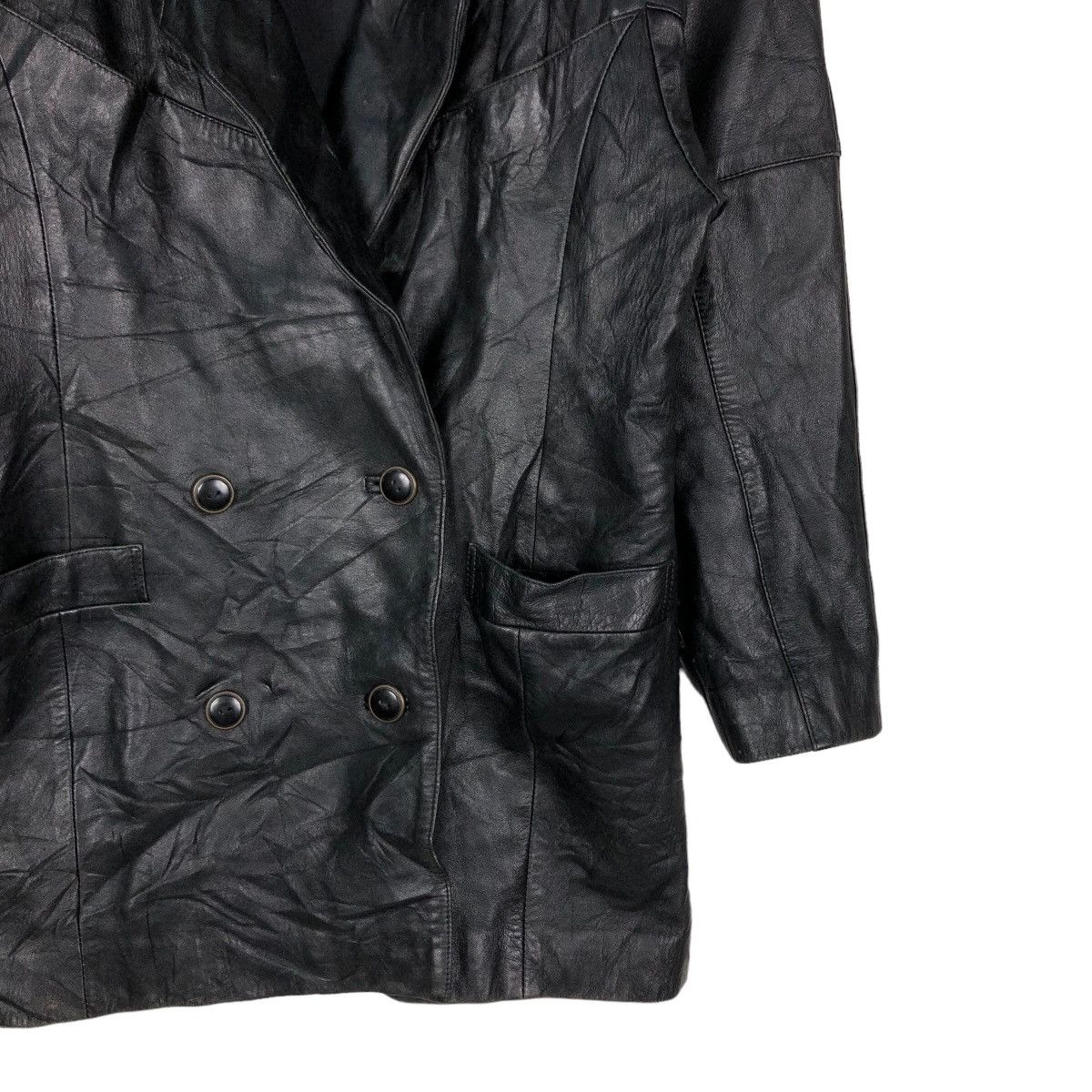 Japanese Brand 🔥Vintage Biker Leather Jacket Vino Deporte Issey Miyake Size US M / EU 48-50 / 2 - 4 Thumbnail