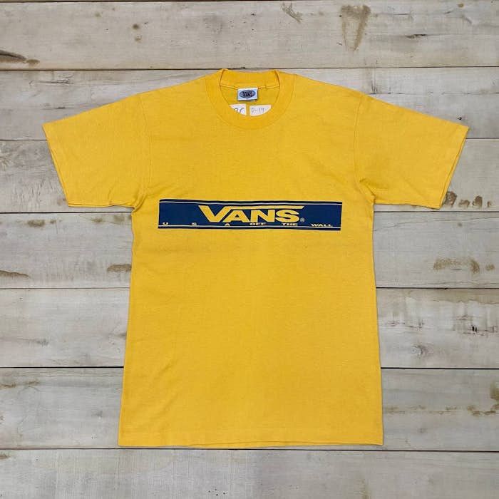 Santa Cruz Skateboards × Vans × Vintage B196 VTG VANS 90s SINGLE STICH SKATE TEE Size US M / EU 48-50 / 2 - 1 Thumbnail