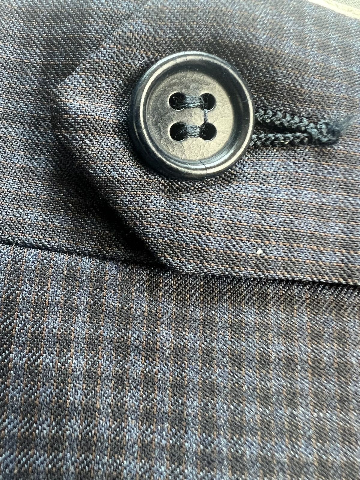 Canali Canali Charcoal Gray Micro-Check Wool Suit – 2-Piece Size 40L - 21 Thumbnail