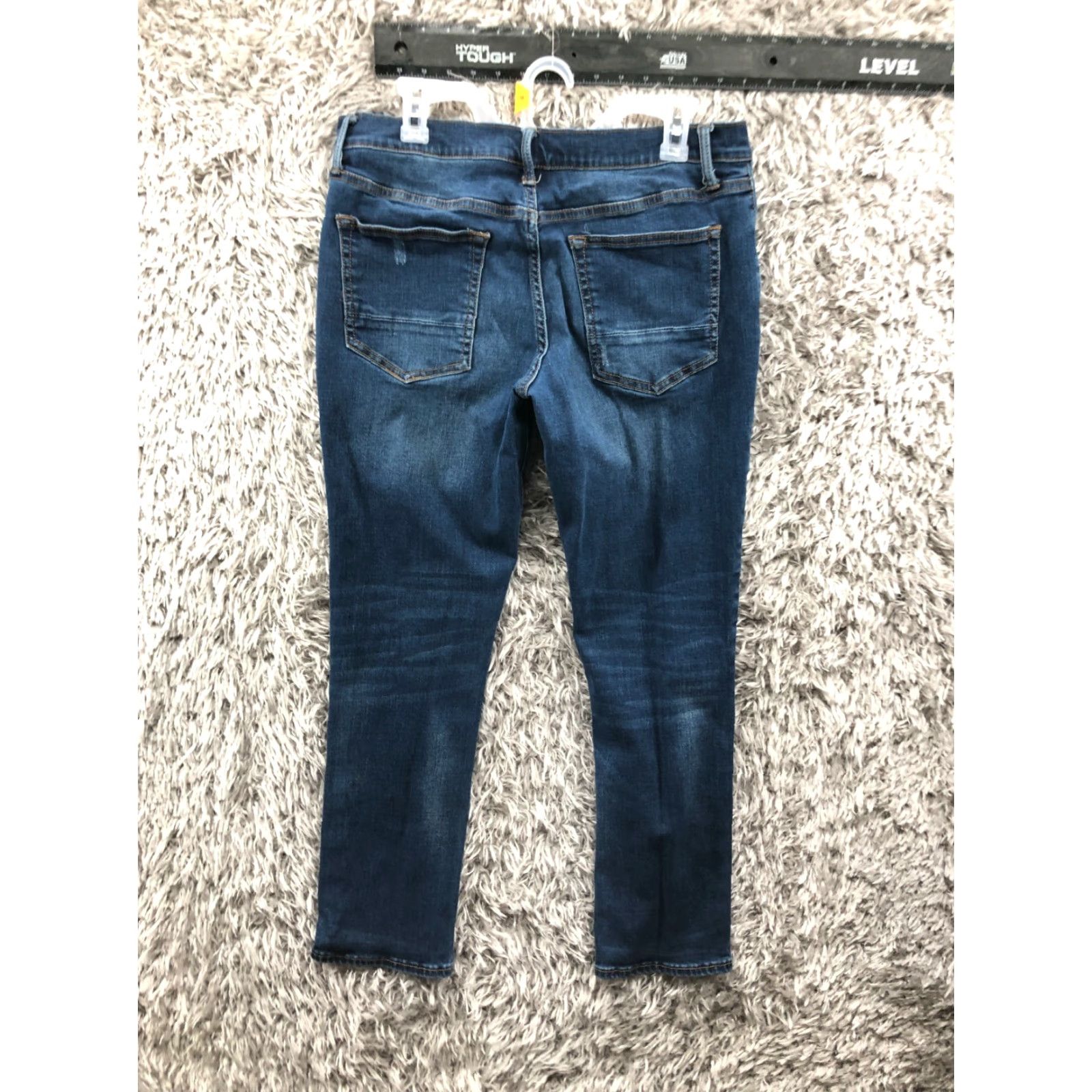 Vintage Arizona Slim Jeans Size 34x30 Mens Mid Rise Straight Leg Dark Wash Blue Denim Jeans Size US 34 / EU 50 - 7 Thumbnail
