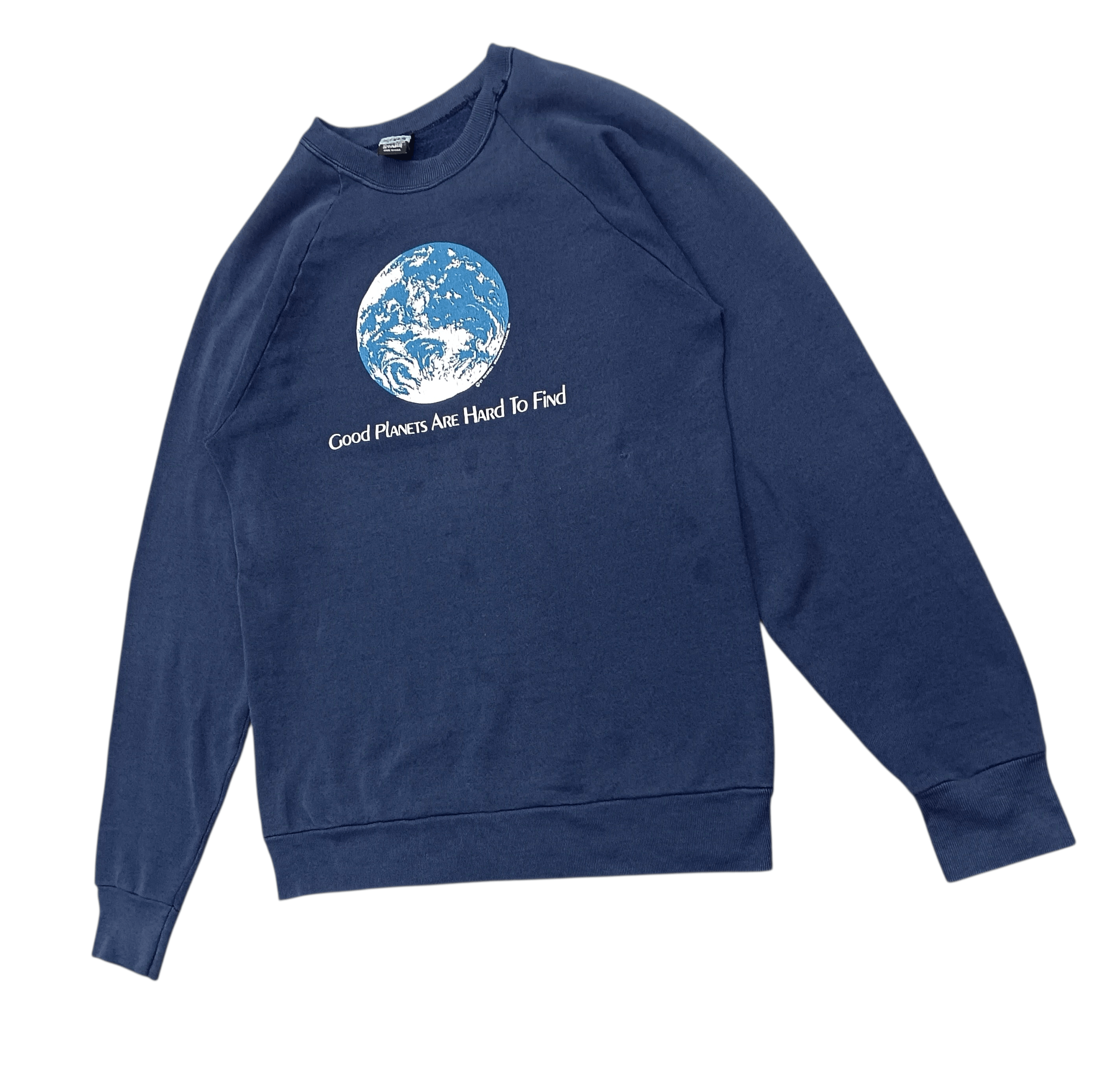 Art Comes First Vintage 80s Good Planets Are Hard To Find Grunge Sweatshirt Size US M / EU 48-50 / 2 - 2 Thumbnail