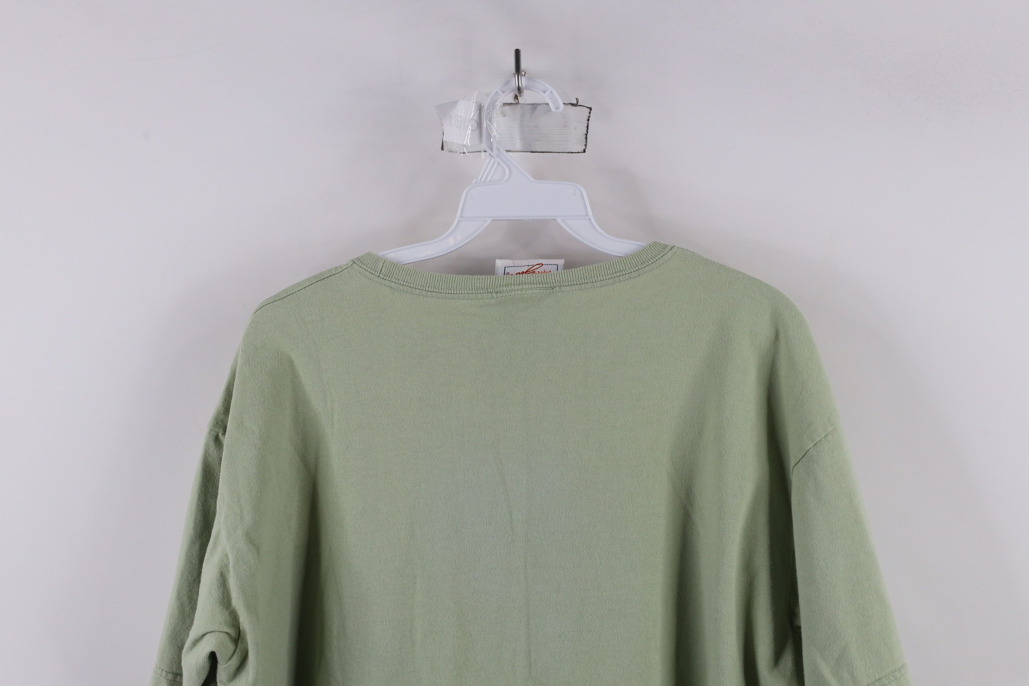 Vintage Vintage 90s Streetwear Nature Sunflower T-Shirt Green USA Size L / US 10 / IT 46 - 9 Thumbnail